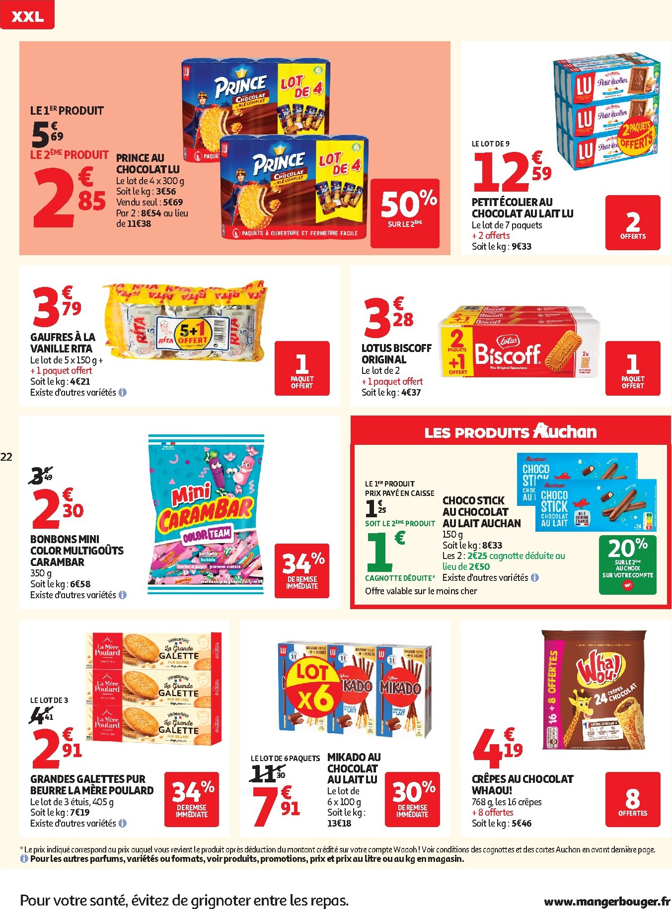 auchan - Auchan - Promos XXL halles hypers folder voor volgende week van woensdag 27/05/2026 tot zondag 07/06/2026 - page: 22