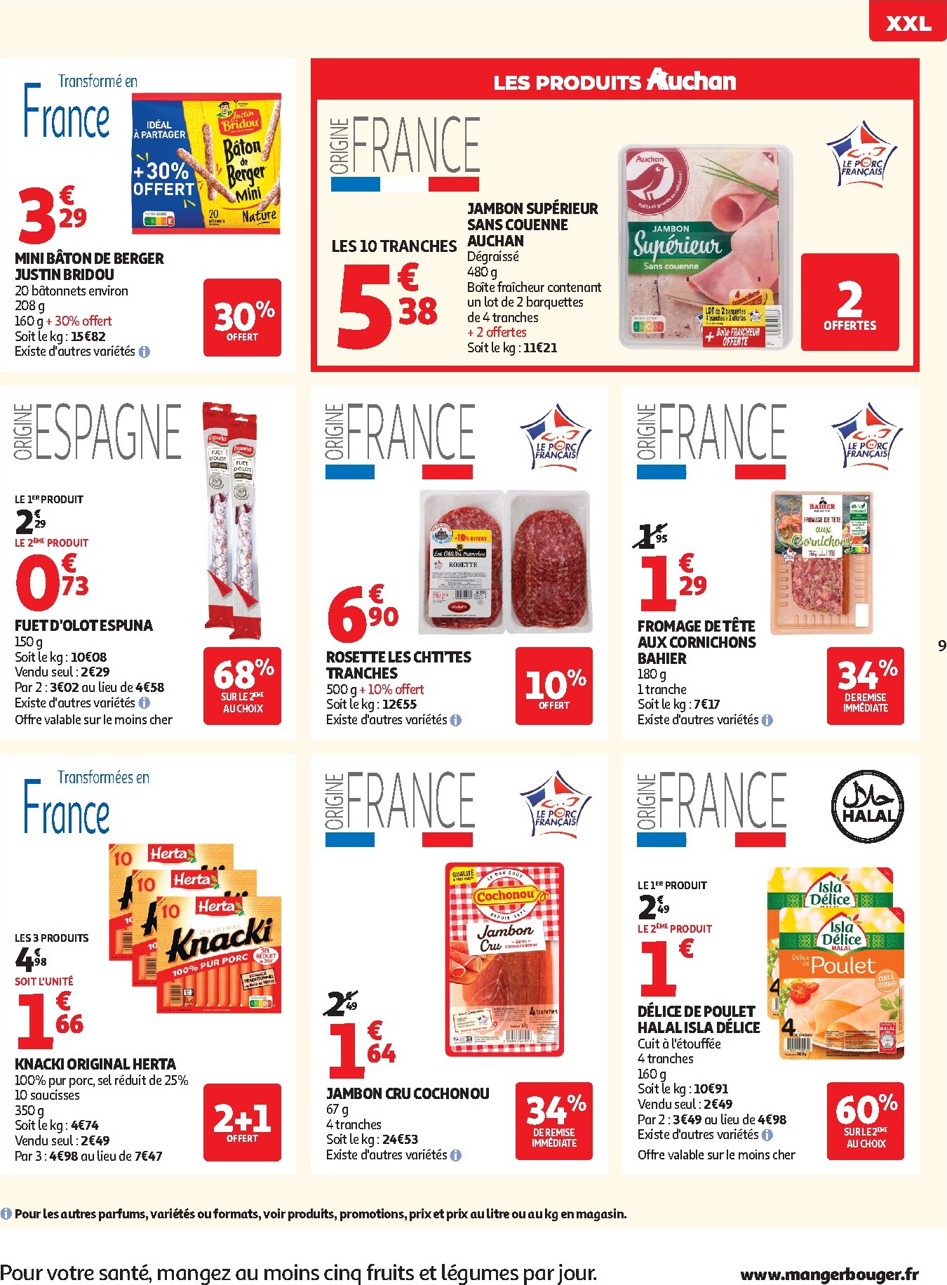 auchan - Auchan - Promos XXL halles hypers folder voor volgende week van woensdag 27/05/2026 tot zondag 07/06/2026 - page: 9