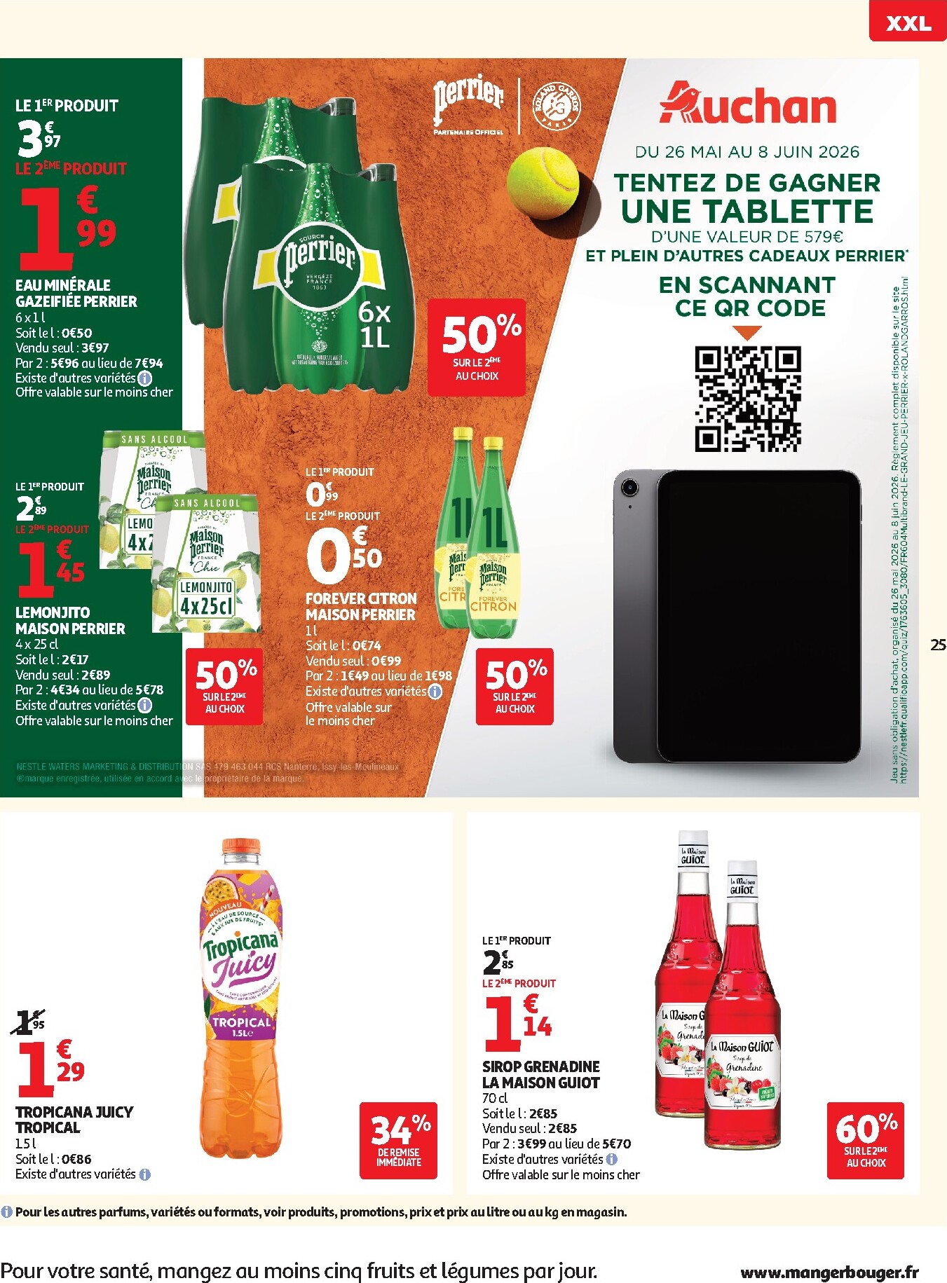 auchan - Auchan - Promos XXL halles hypers folder voor volgende week van woensdag 27/05/2026 tot zondag 07/06/2026 - page: 25