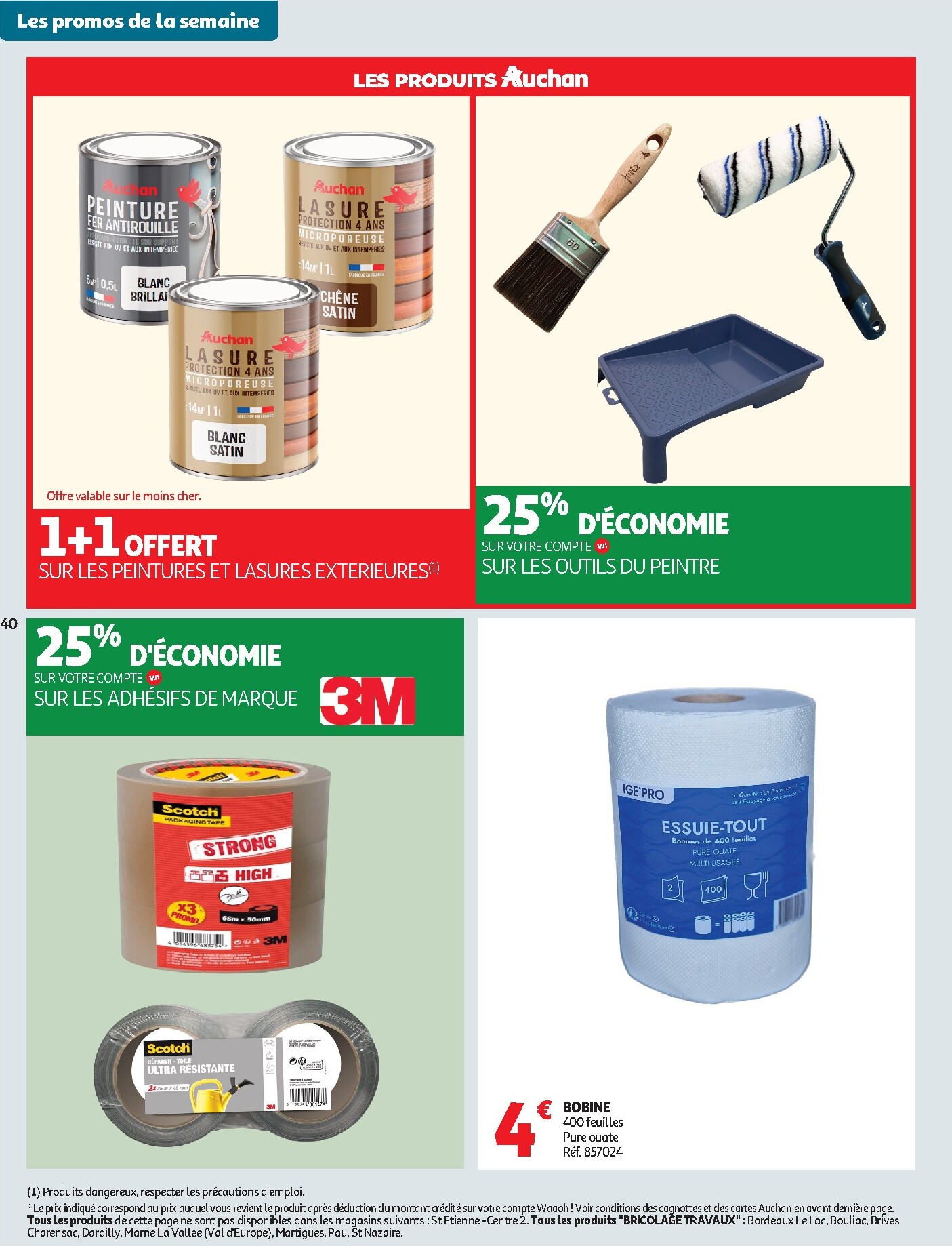 auchan - Auchan - Promos XXL halles hypers folder voor volgende week van woensdag 27/05/2026 tot zondag 07/06/2026 - page: 40