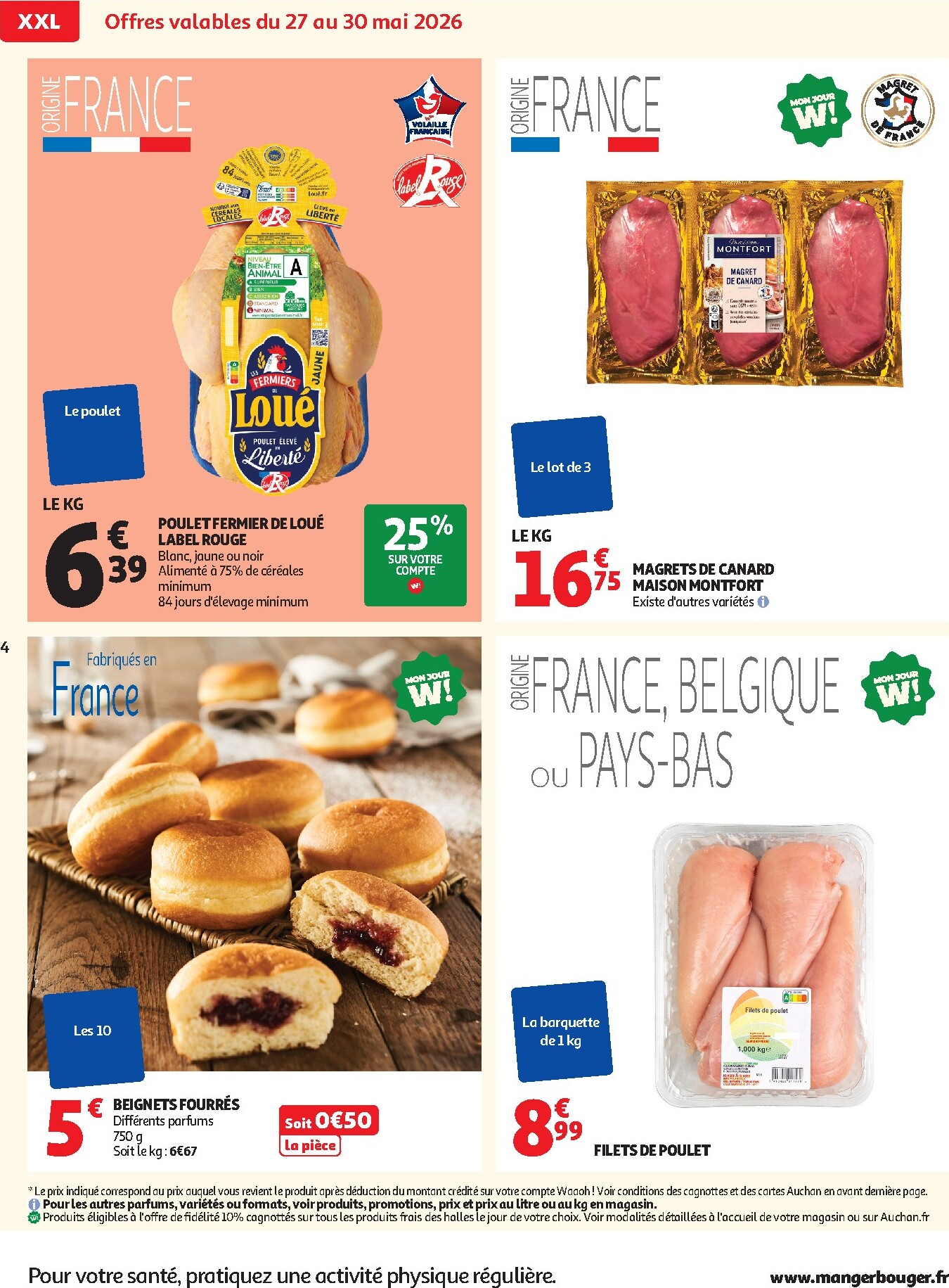auchan - Auchan - Promos XXL halles hypers folder voor volgende week van woensdag 27/05/2026 tot zondag 07/06/2026 - page: 4