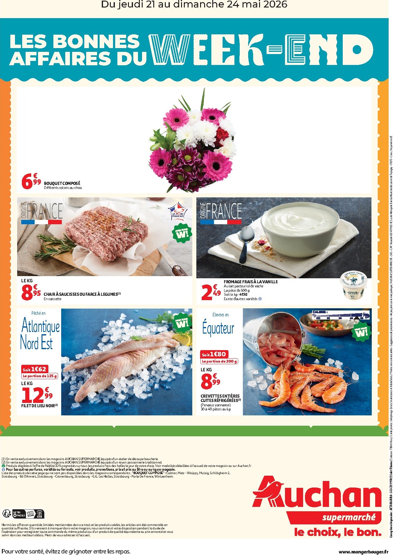 auchan - Huidige Auchan Supermarché - Les bons plans du week-end folder geldig van donderdag 21/05/2026 tot zondag 24/05/2026 - page: 2