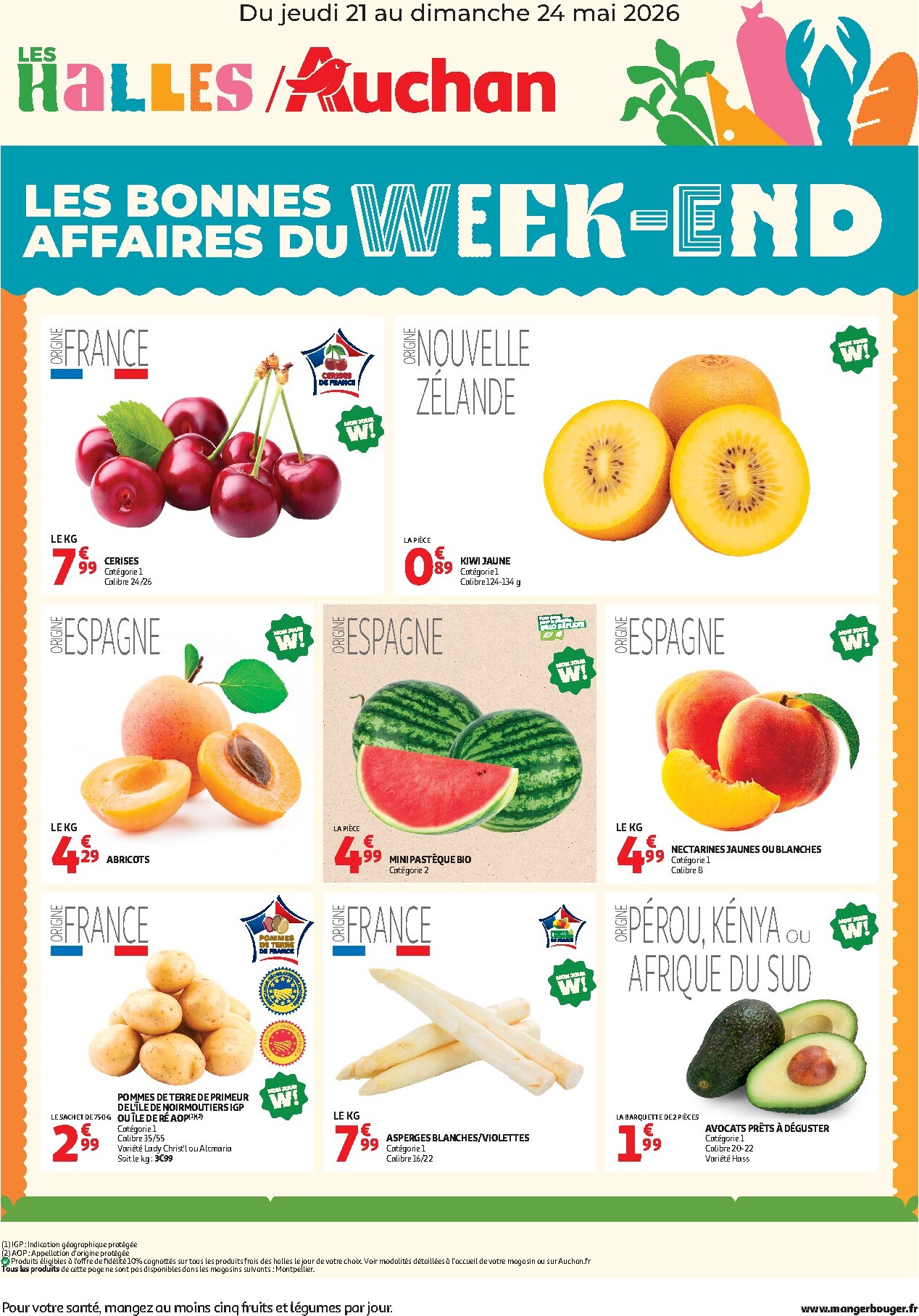 auchan - Huidige Auchan - Les bons plans du week-end folder geldig van donderdag 21/05/2026 tot zondag 24/05/2026