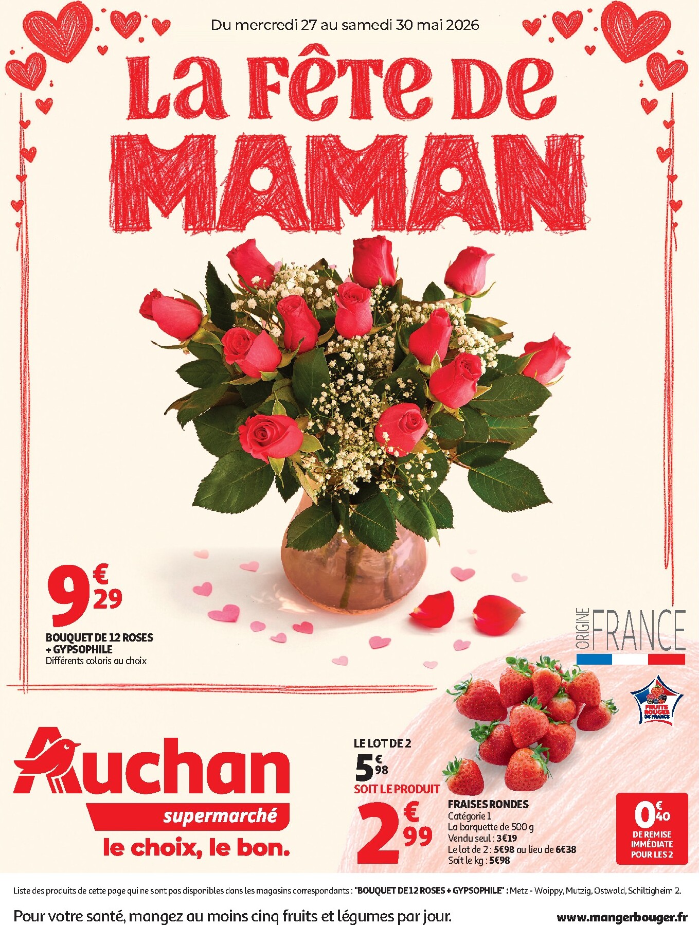 auchan - Toekomstige Auchan Supermarché - Promos XXL halles supers folder geldig van woensdag 27/05/2026 tot zaterdag 30/05/2026
