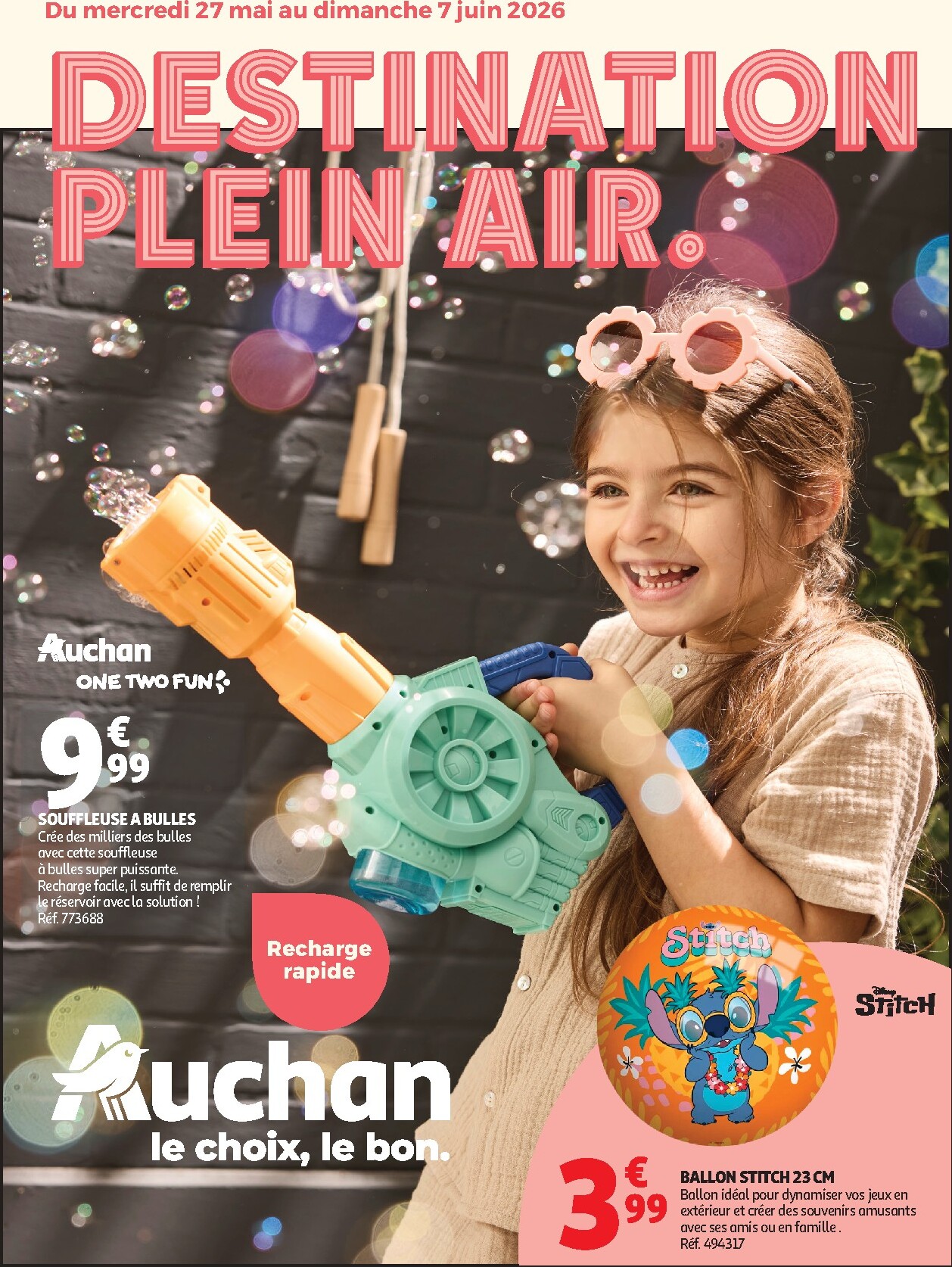 auchan - Toekomstige Auchan - Plein air jeux de jardin folder geldig van woensdag 27/05/2026 tot zondag 07/06/2026