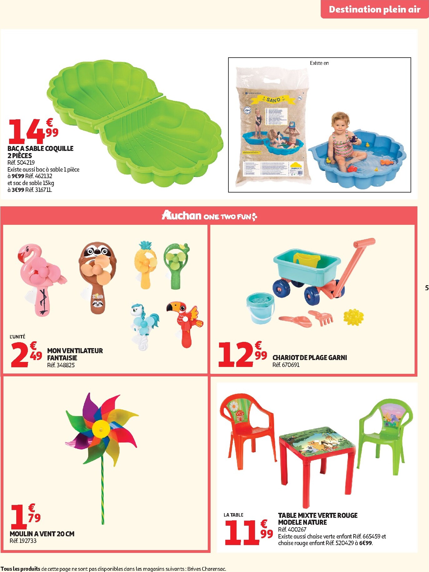 auchan - Toekomstige Auchan - Plein air jeux de jardin folder geldig van woensdag 27/05/2026 tot zondag 07/06/2026 - page: 5