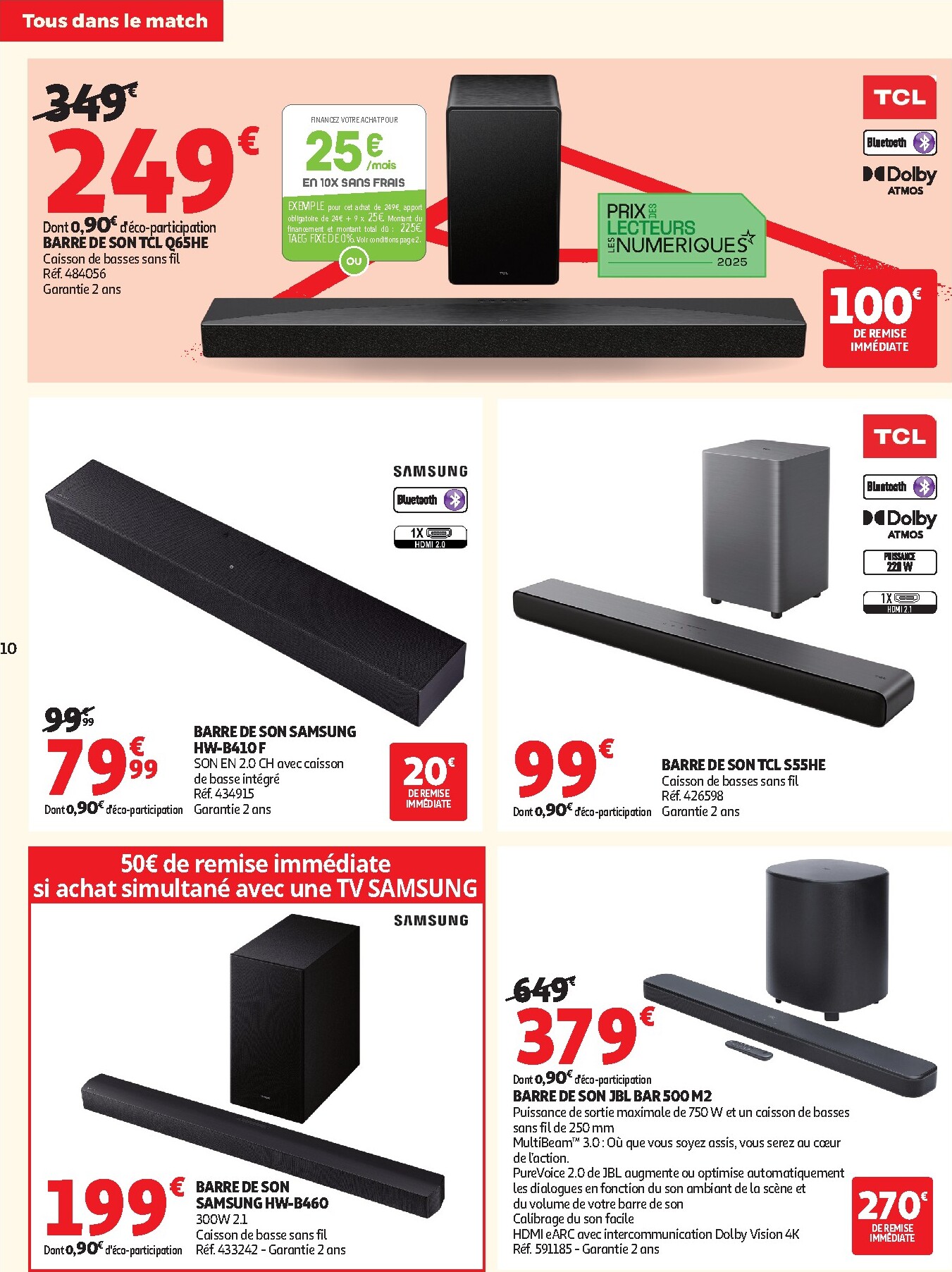 auchan - Toekomstige Auchan - Téléviseurs & high-tech folder geldig van dinsdag 26/05/2026 tot zondag 14/06/2026 - page: 10
