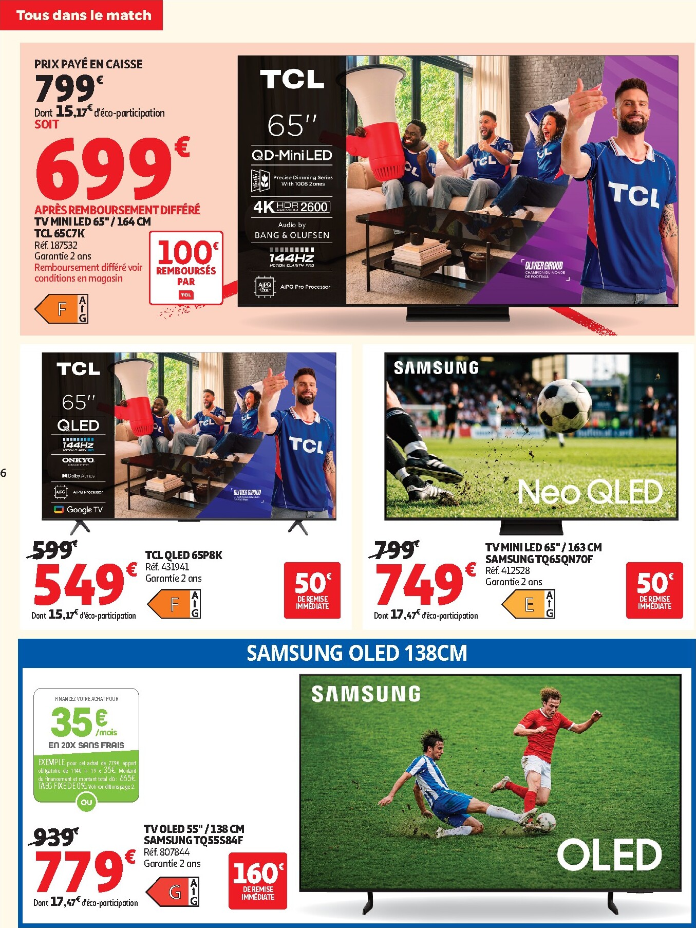 auchan - Toekomstige Auchan - Téléviseurs & high-tech folder geldig van dinsdag 26/05/2026 tot zondag 14/06/2026 - page: 6