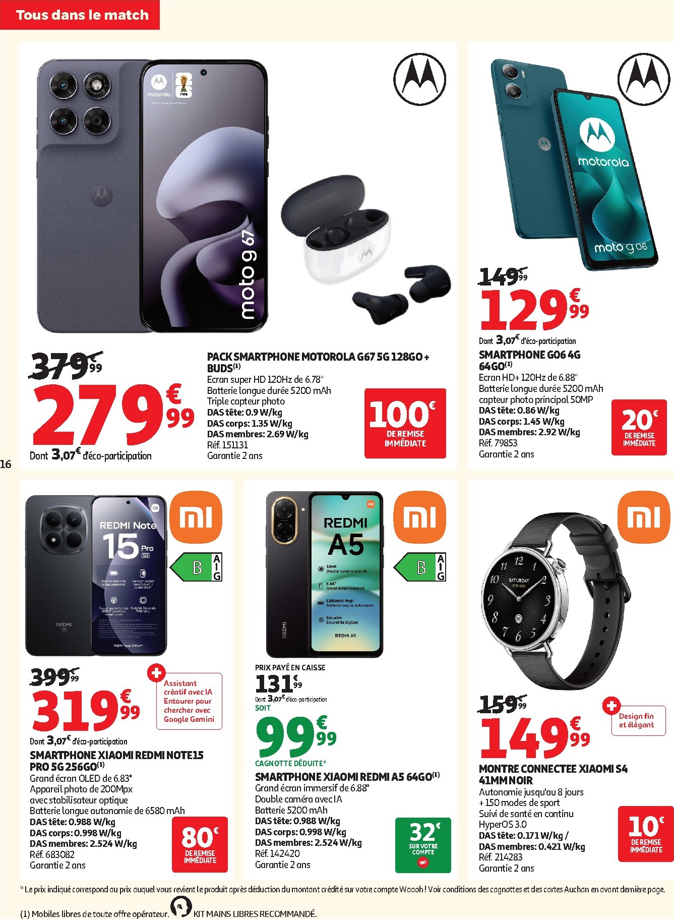 auchan - Toekomstige Auchan - Téléviseurs & high-tech folder geldig van dinsdag 26/05/2026 tot zondag 14/06/2026 - page: 16