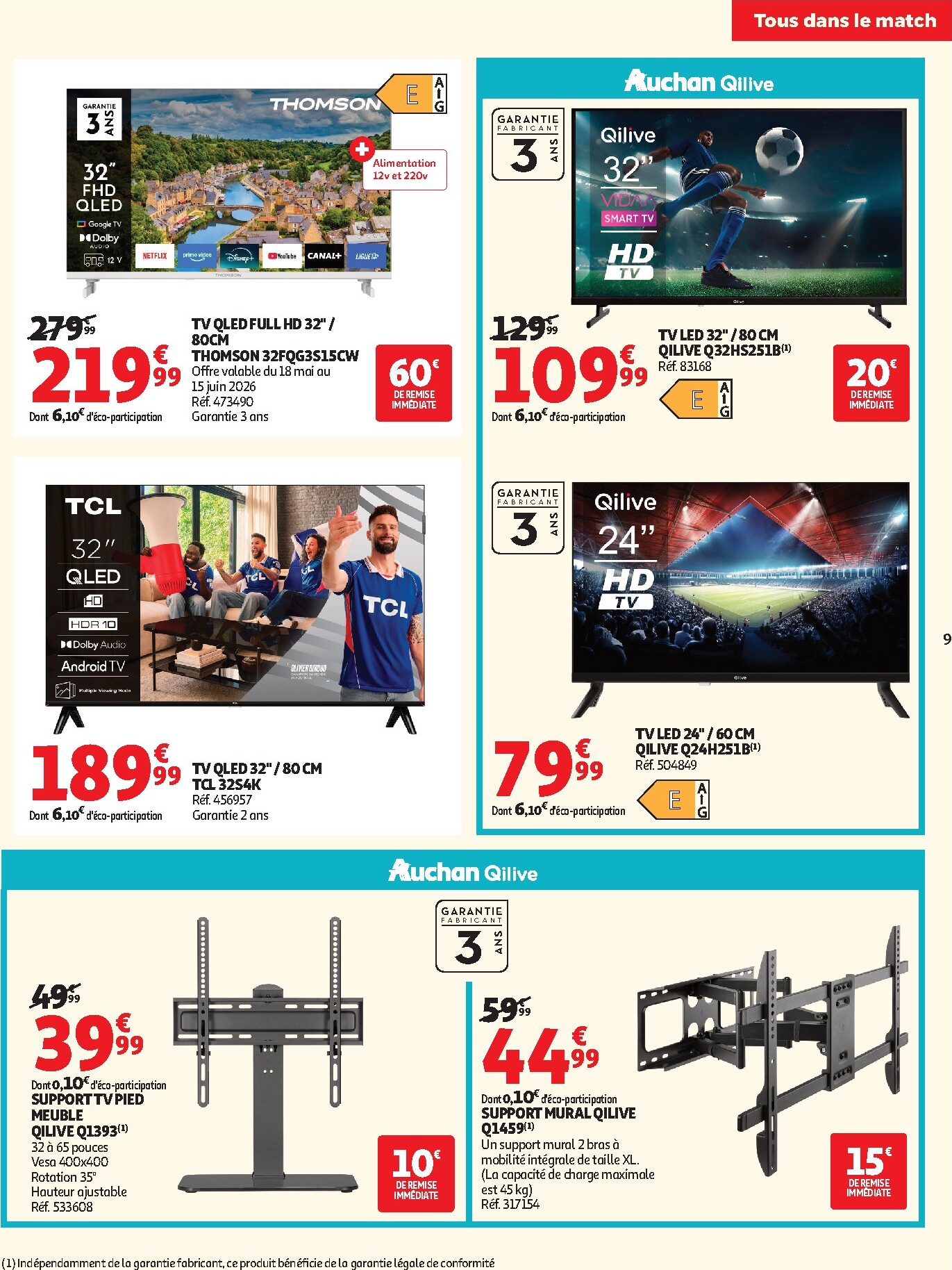 auchan - Toekomstige Auchan - Téléviseurs & high-tech folder geldig van dinsdag 26/05/2026 tot zondag 14/06/2026 - page: 9