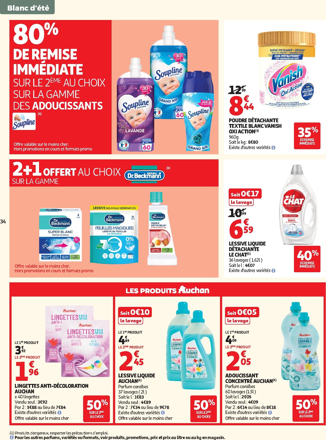 auchan - Auchan Supermarché folder voor volgende week van dinsdag 02/06/2026 tot zaterdag 13/06/2026 - page: 34