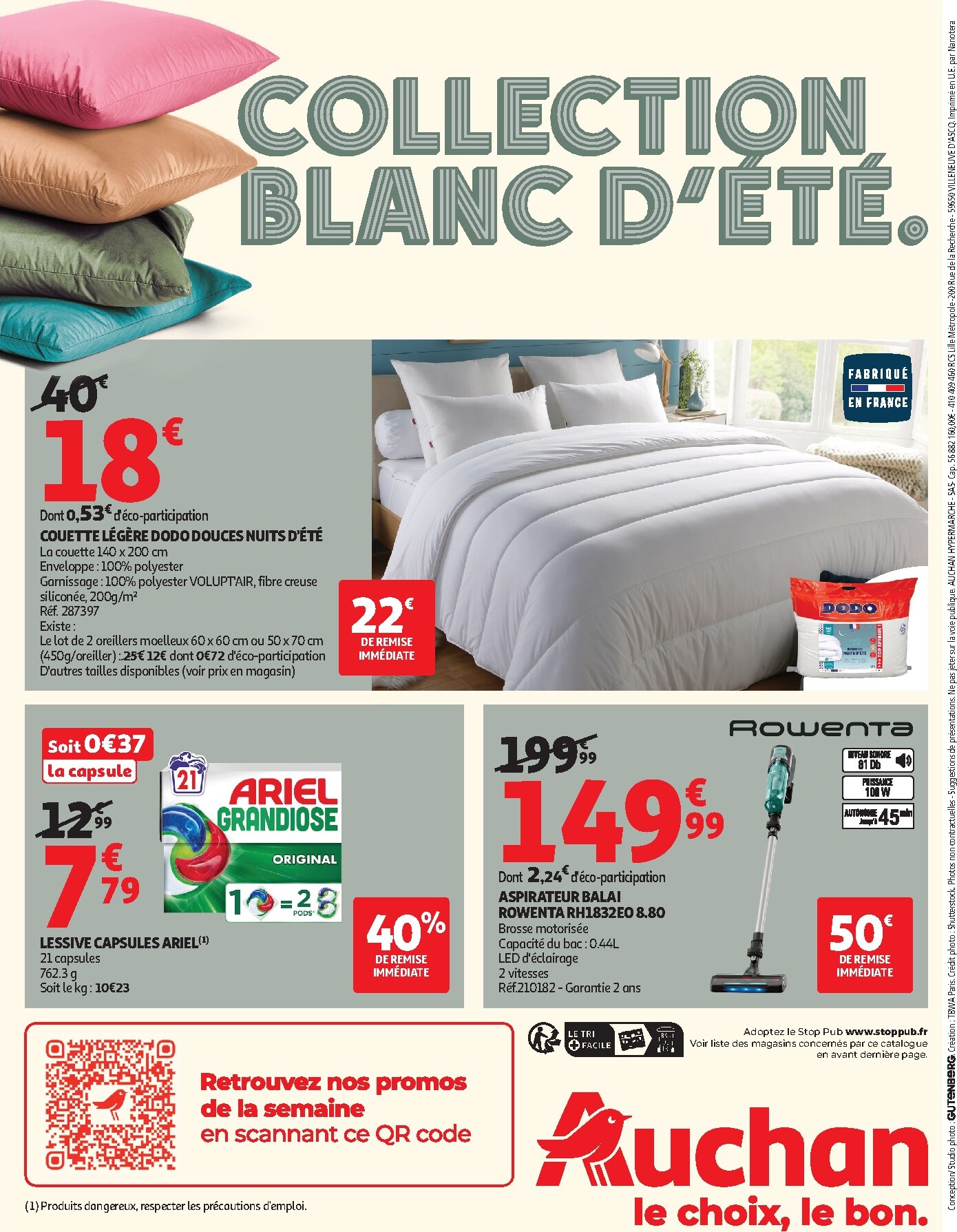 auchan - Auchan - Linge de maison & déco folder voor volgende week van dinsdag 02/06/2026 tot zondag 14/06/2026 - page: 20
