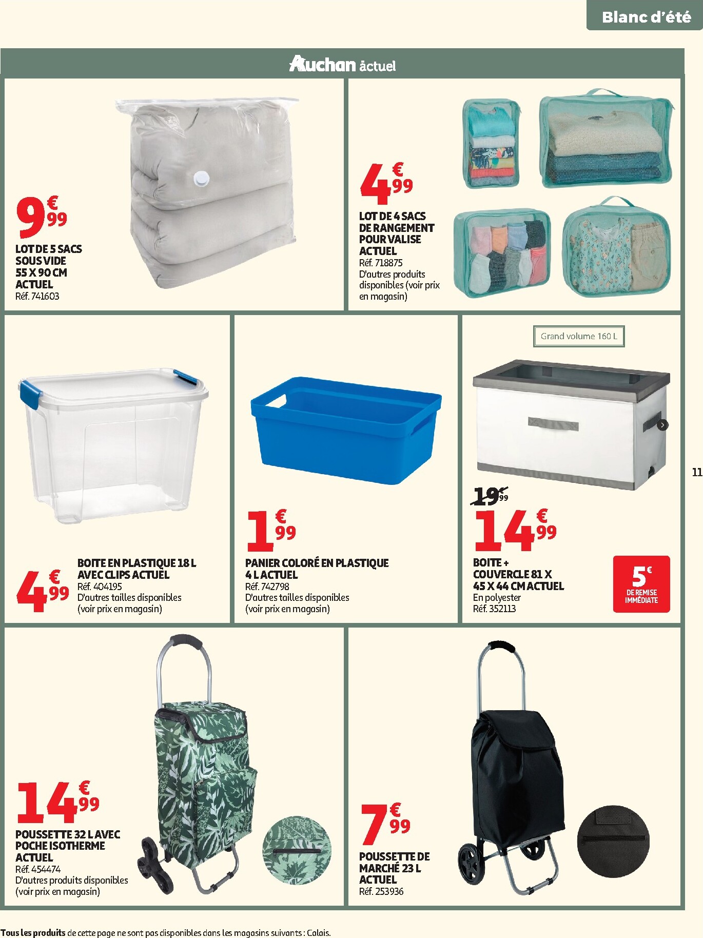 auchan - Auchan - Linge de maison & déco folder voor volgende week van dinsdag 02/06/2026 tot zondag 14/06/2026 - page: 11