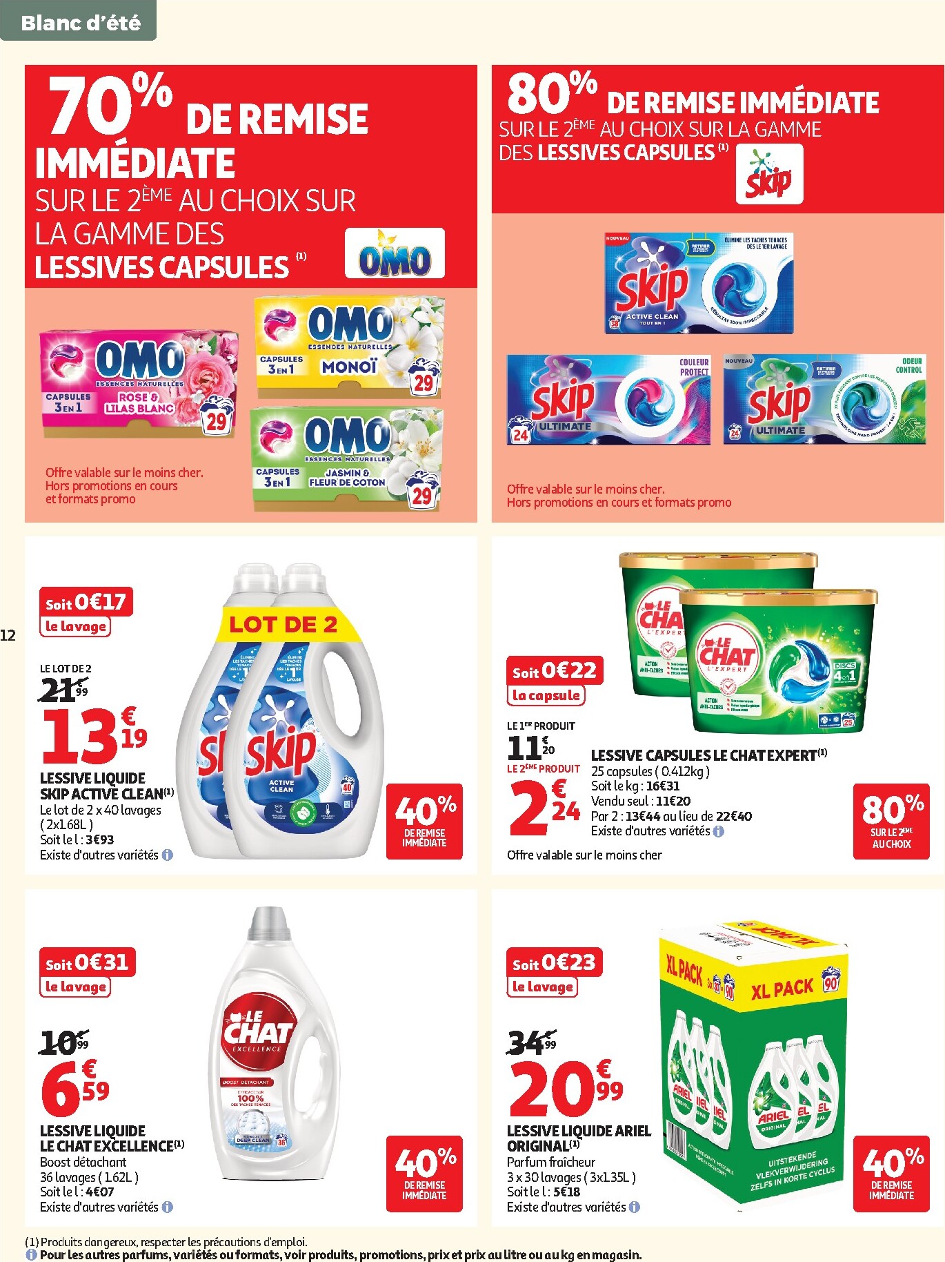 auchan - Auchan - Linge de maison & déco folder voor volgende week van dinsdag 02/06/2026 tot zondag 14/06/2026 - page: 12