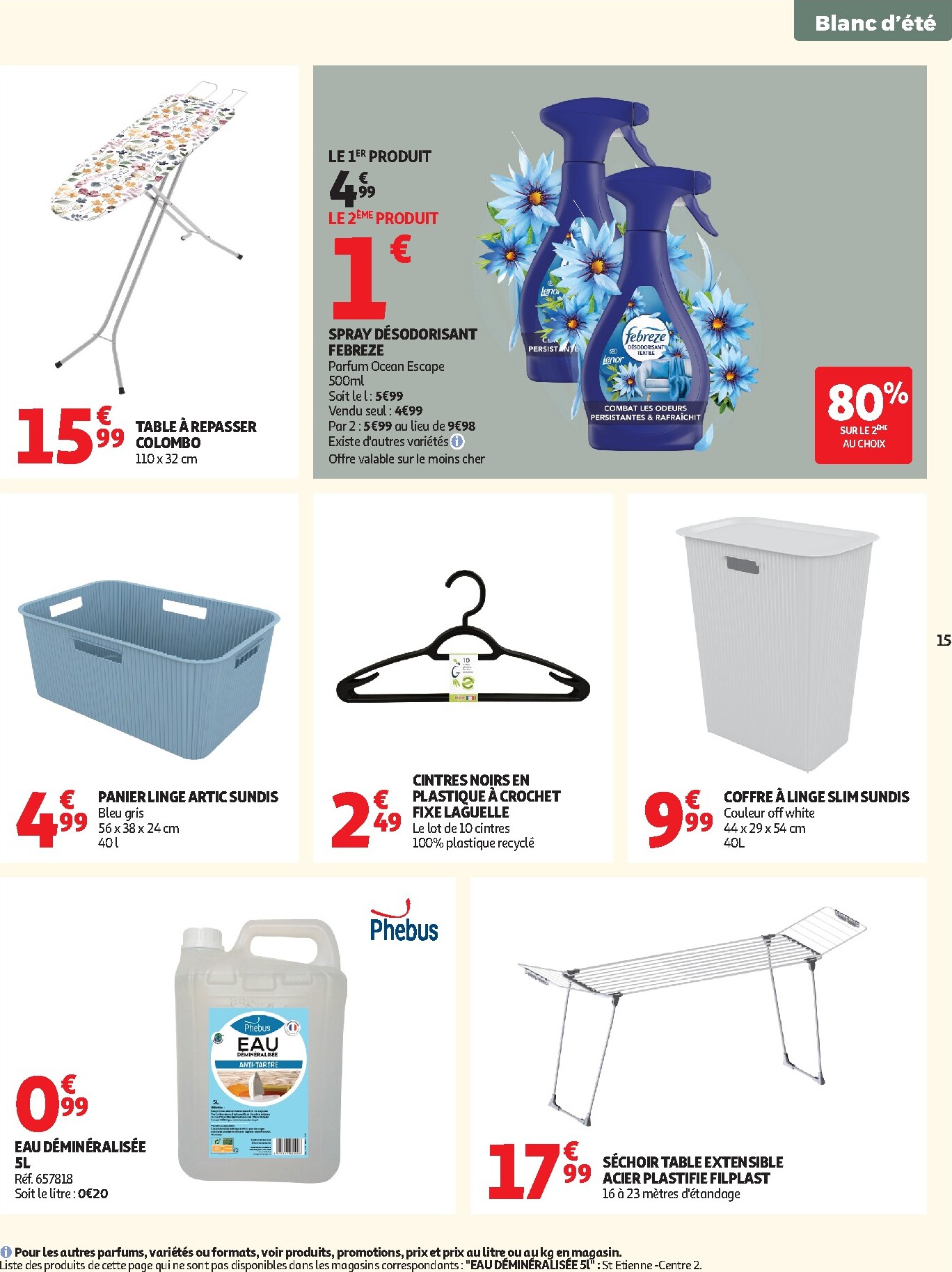 auchan - Auchan - Linge de maison & déco folder voor volgende week van dinsdag 02/06/2026 tot zondag 14/06/2026 - page: 15