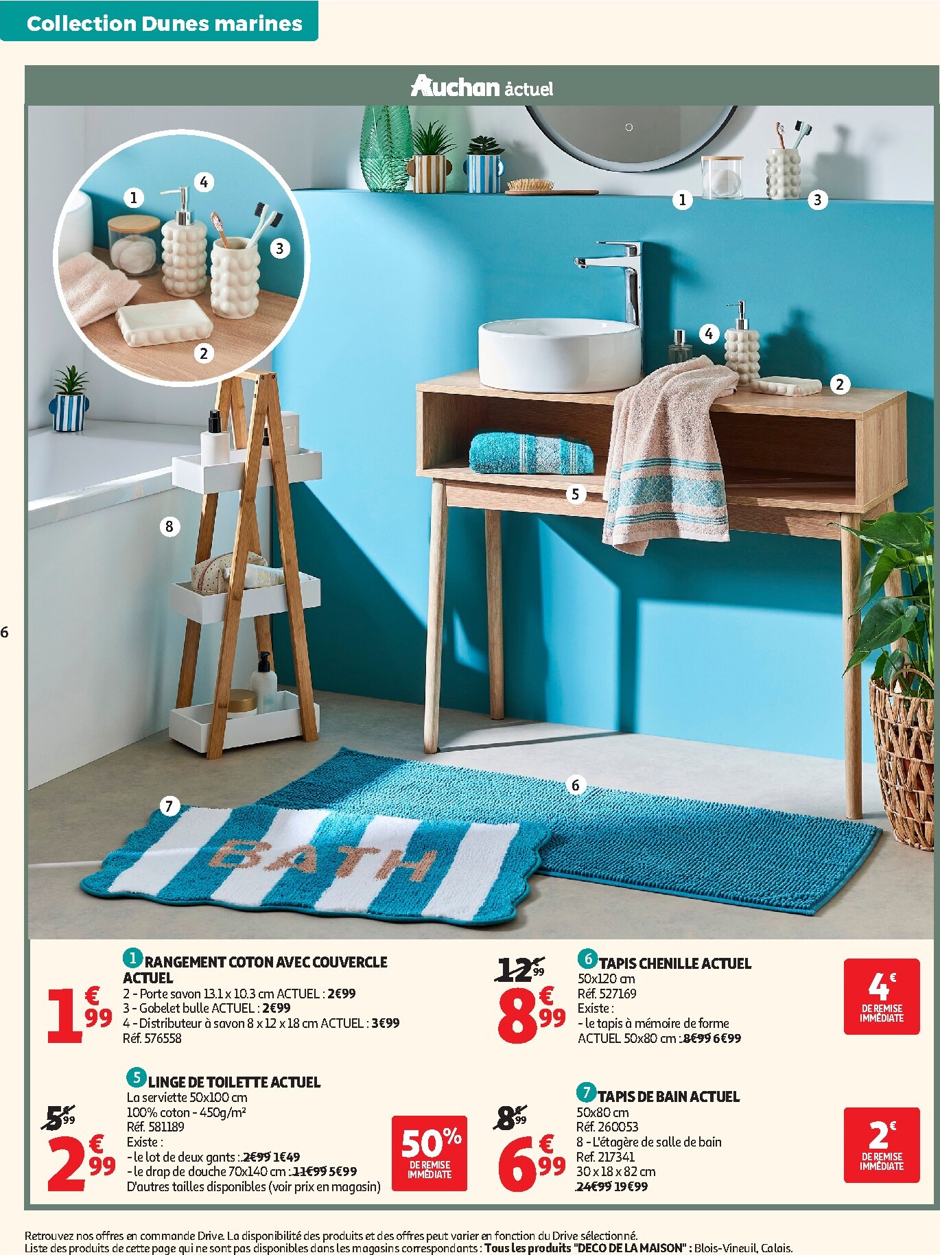 auchan - Auchan - Linge de maison & déco folder voor volgende week van dinsdag 02/06/2026 tot zondag 14/06/2026 - page: 6