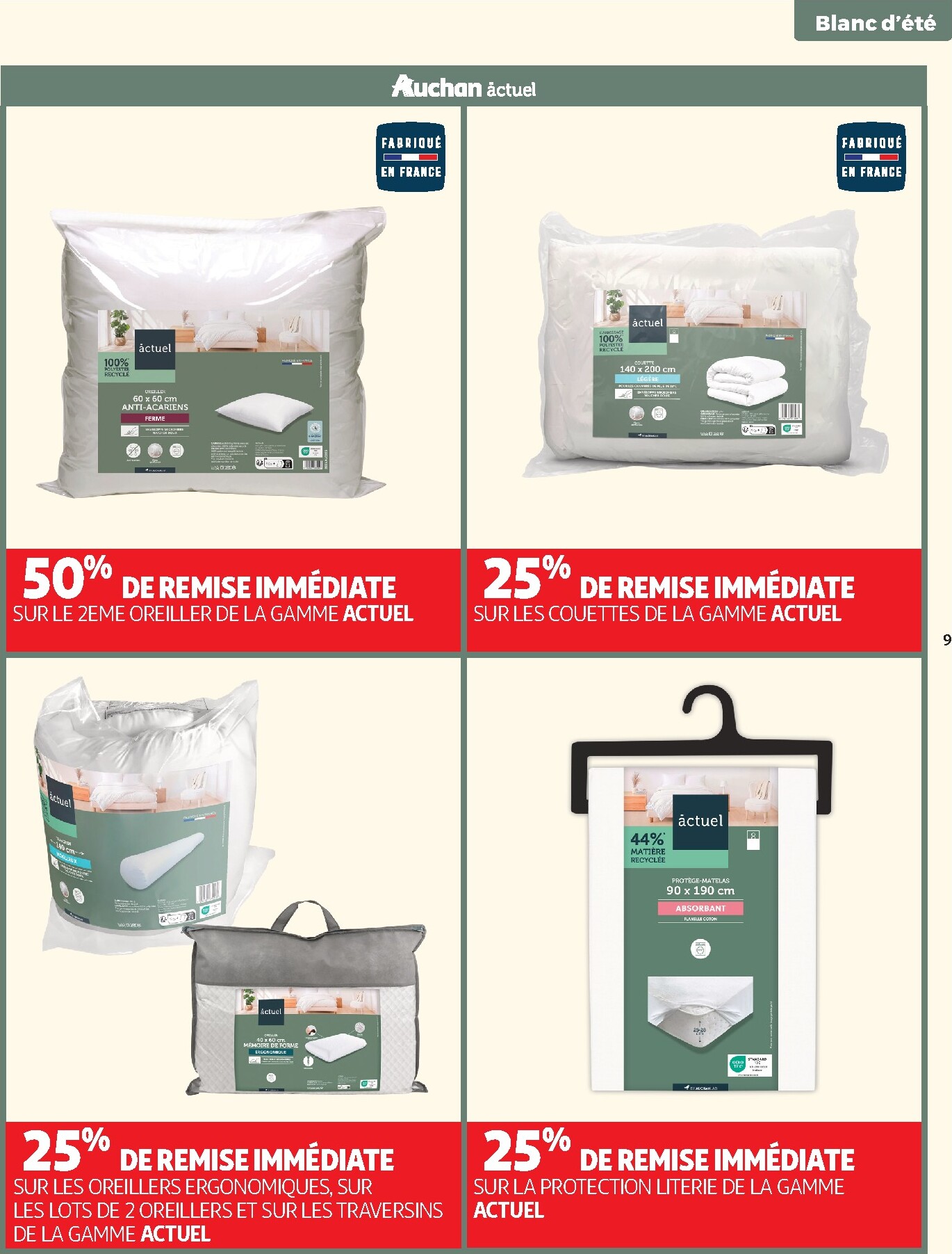 auchan - Auchan - Linge de maison & déco folder voor volgende week van dinsdag 02/06/2026 tot zondag 14/06/2026 - page: 9