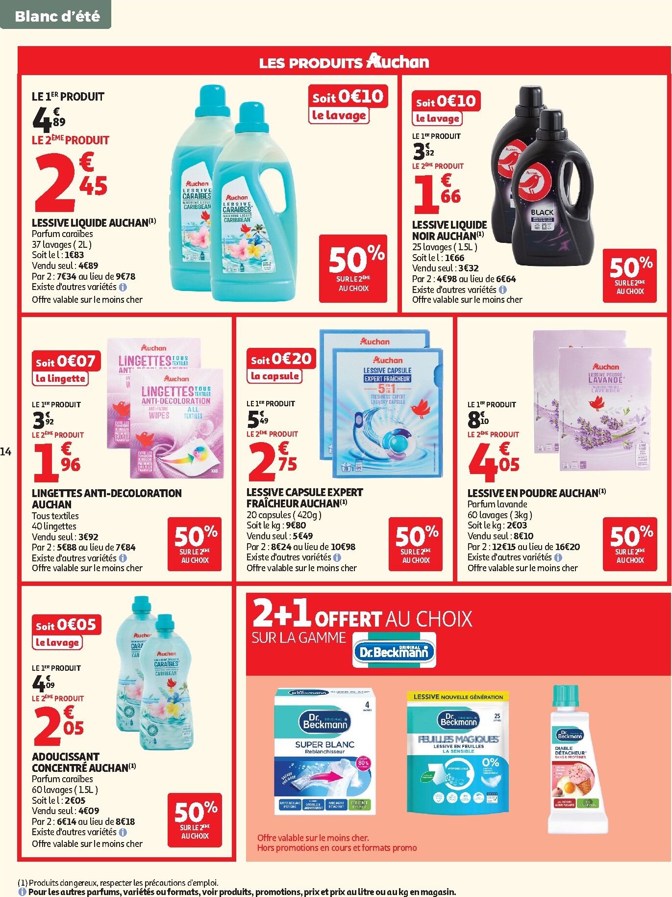 auchan - Auchan - Linge de maison & déco folder voor volgende week van dinsdag 02/06/2026 tot zondag 14/06/2026 - page: 14