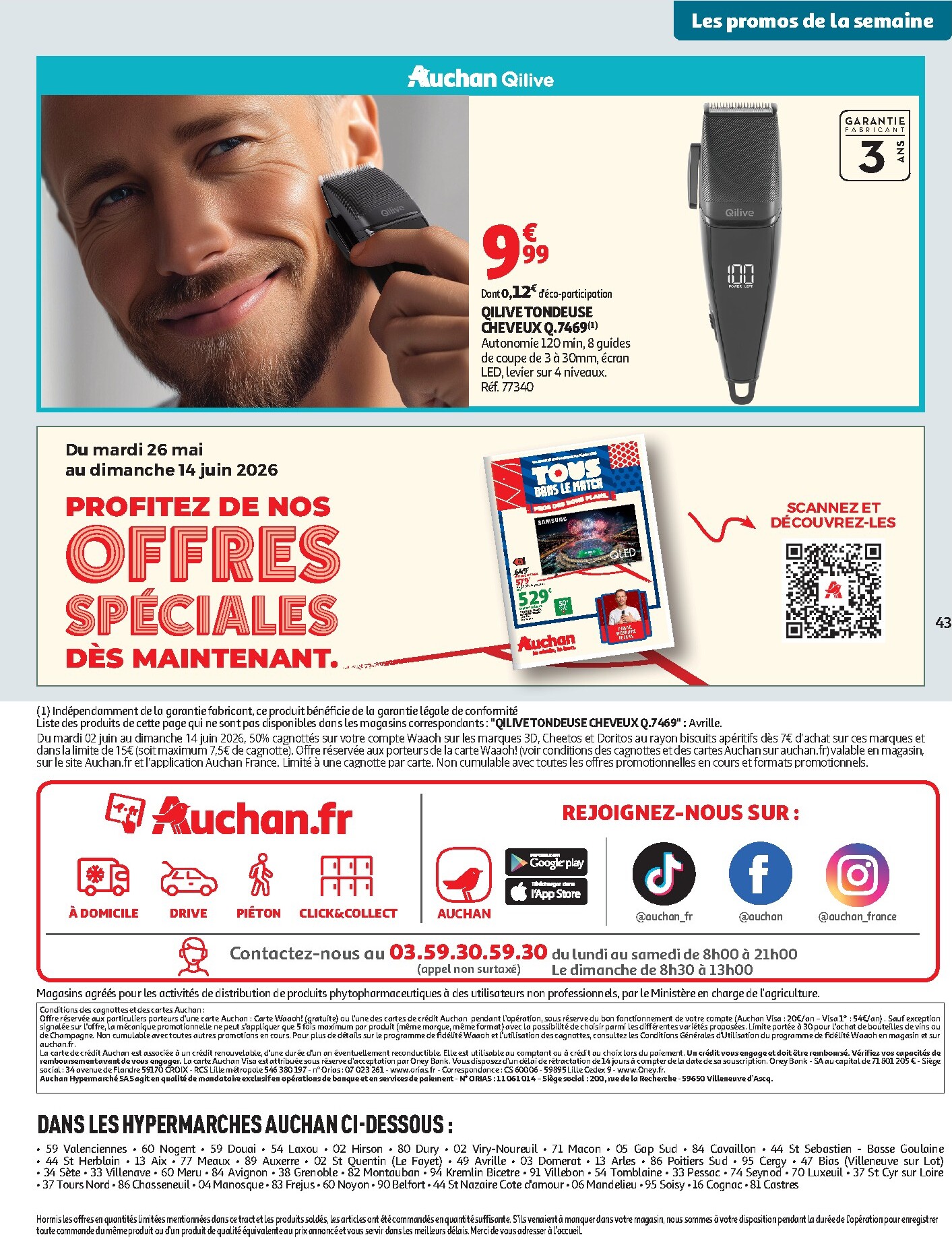 auchan - Auchan folder voor volgende week van dinsdag 02/06/2026 tot zondag 14/06/2026 - page: 43