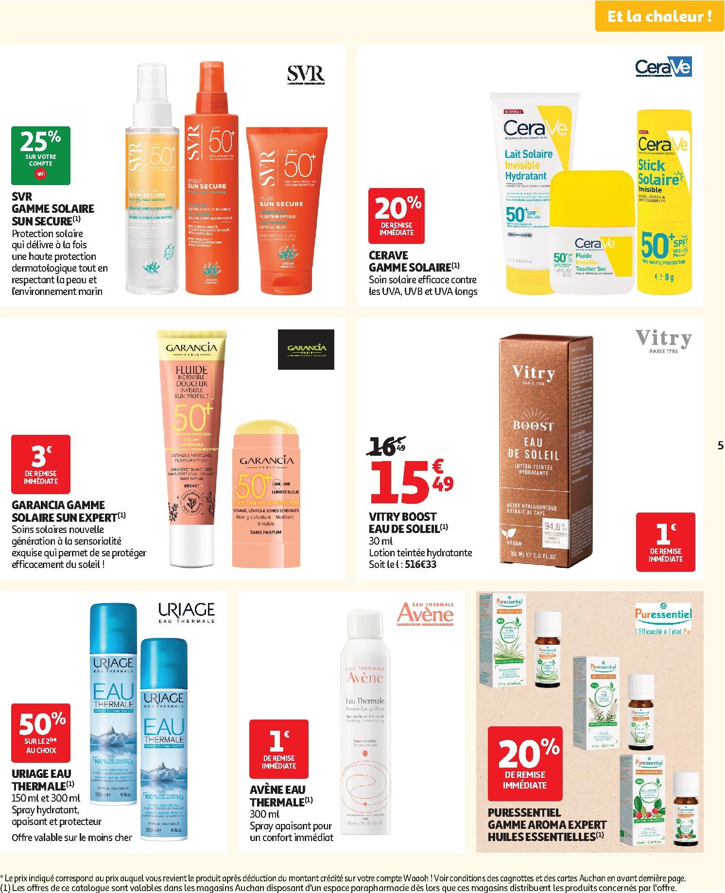 auchan - Auchan - Parapharmacie, beauté folder voor volgende week van dinsdag 02/06/2026 tot woensdag 24/06/2026 - page: 5