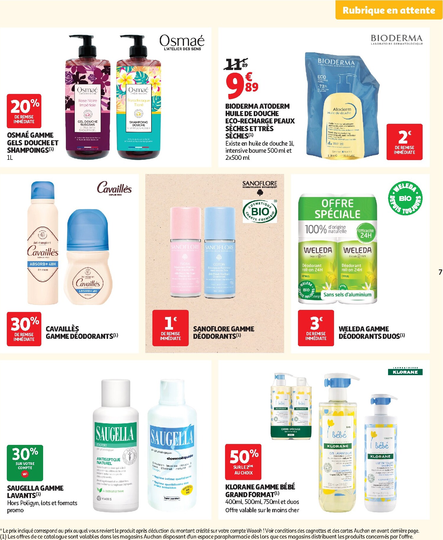 auchan - Auchan - Parapharmacie, beauté folder voor volgende week van dinsdag 02/06/2026 tot woensdag 24/06/2026 - page: 7