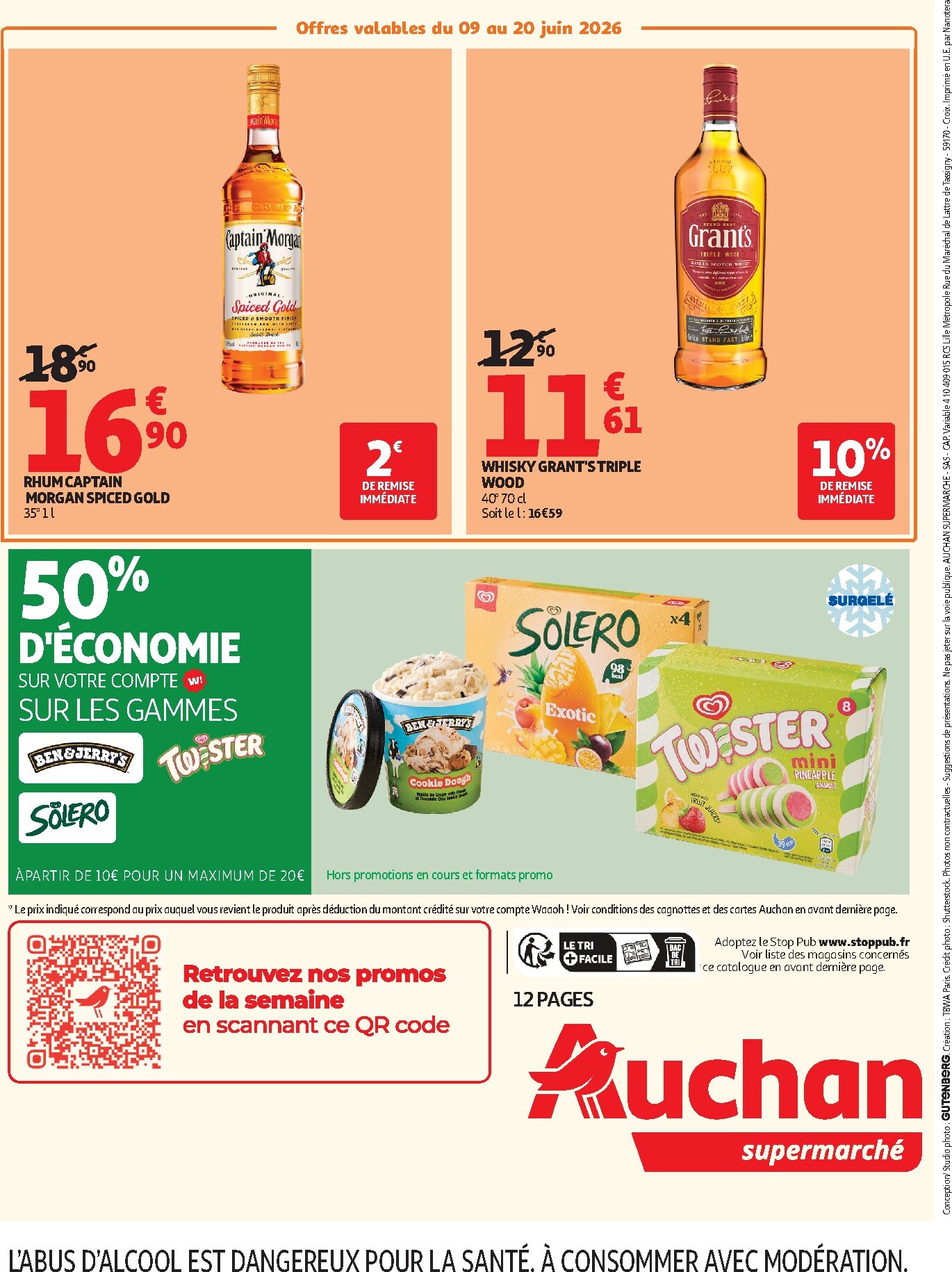 auchan - Toekomstige Auchan Supermarché - Halles & alcools supers folder geldig van dinsdag 09/06/2026 tot zaterdag 13/06/2026 - page: 12