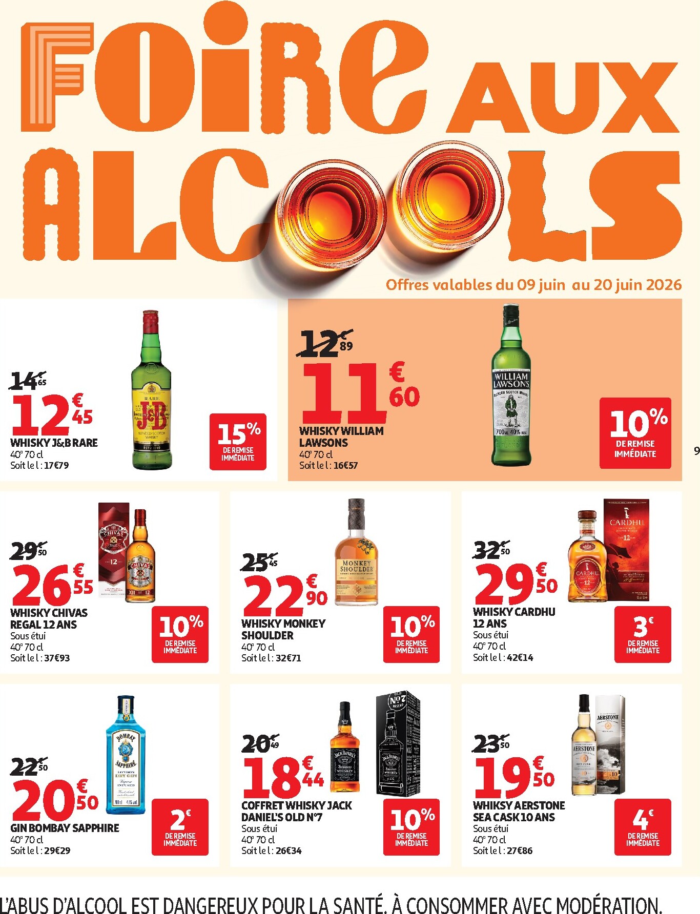 auchan - Toekomstige Auchan Supermarché - Halles & alcools supers folder geldig van dinsdag 09/06/2026 tot zaterdag 13/06/2026 - page: 9