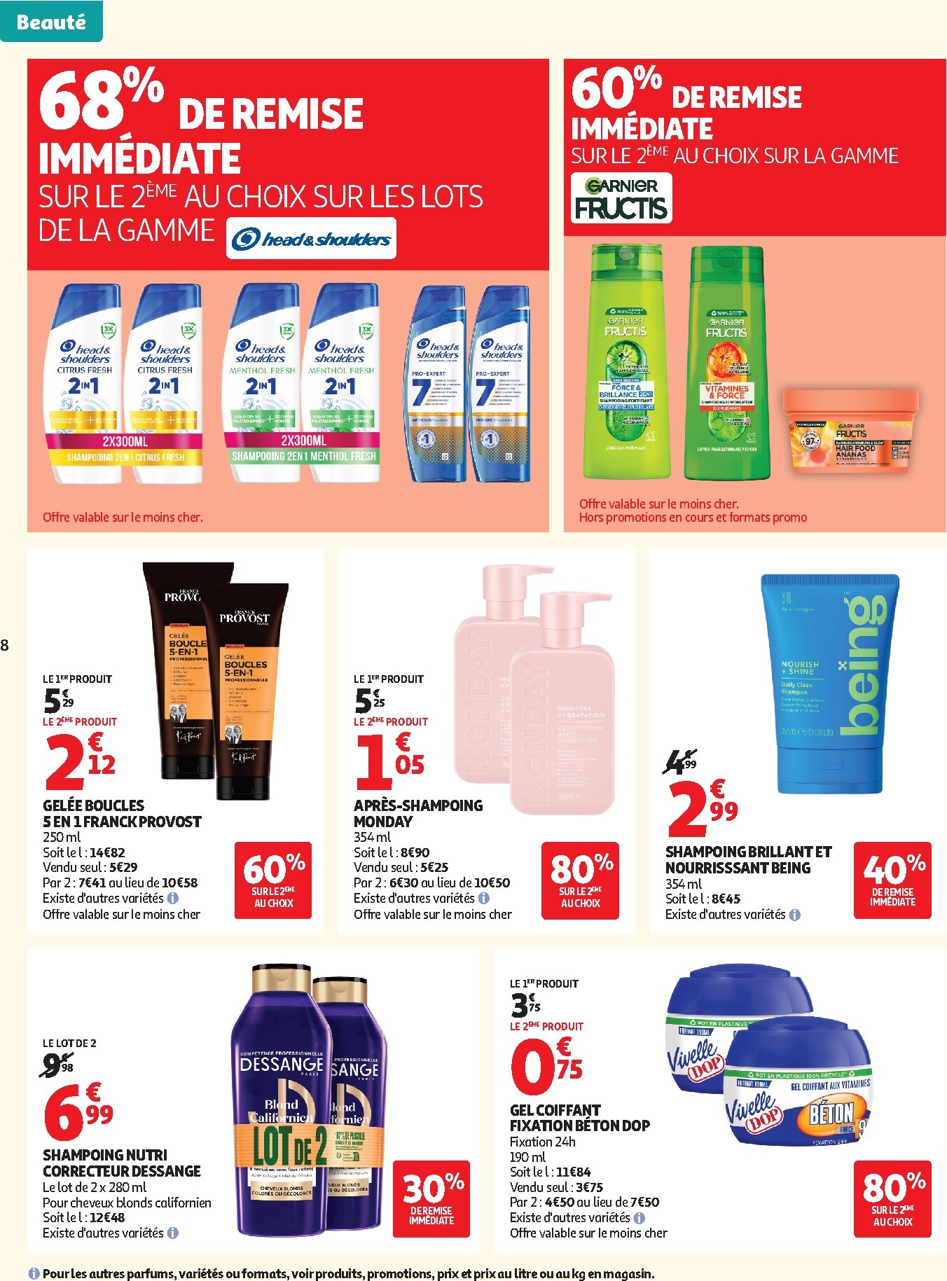 auchan - Toekomstige Auchan - Beauté, Halles hypers folder geldig van dinsdag 16/06/2026 tot zondag 28/06/2026 - page: 8