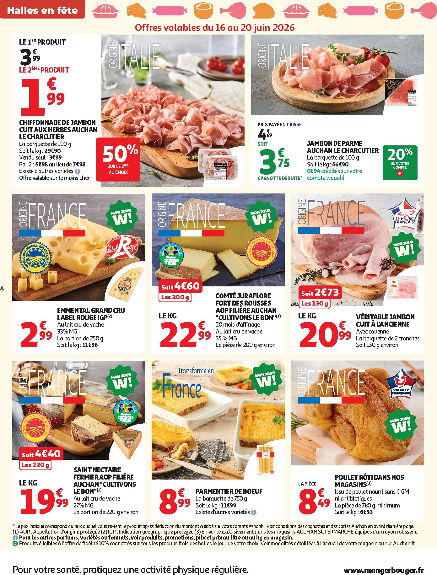 auchan - Toekomstige Auchan Supermarché - Beauté, Halles, supers folder geldig van dinsdag 16/06/2026 tot zaterdag 27/06/2026 - page: 4