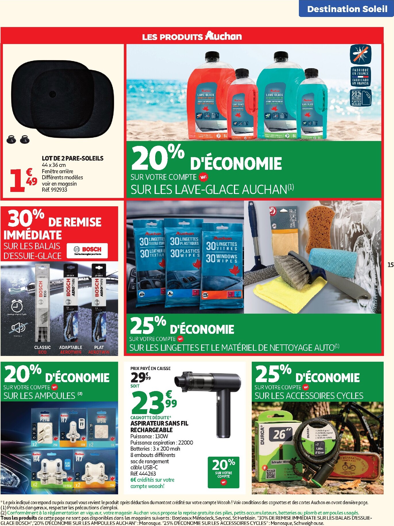 auchan - Toekomstige Auchan - Valises et vacances folder geldig van dinsdag 16/06/2026 tot zondag 28/06/2026 - page: 15