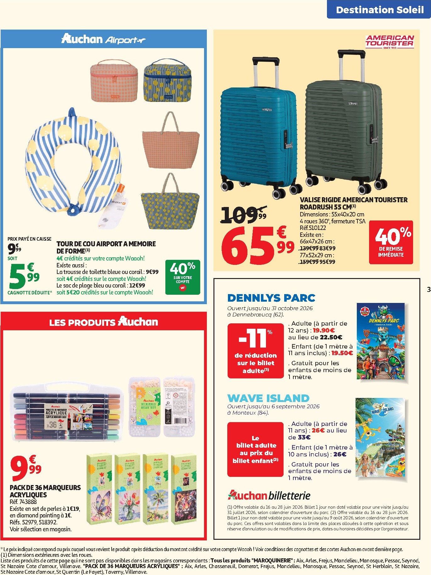 auchan - Toekomstige Auchan - Valises et vacances folder geldig van dinsdag 16/06/2026 tot zondag 28/06/2026 - page: 3