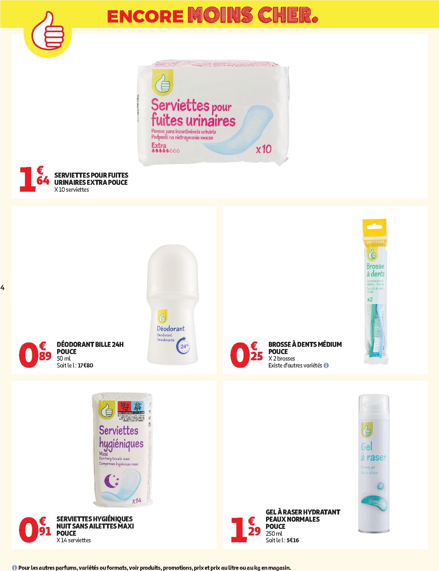 auchan - Toekomstige Auchan - Petits prix marque Pouce folder geldig van dinsdag 16/06/2026 tot zondag 28/06/2026 - page: 4
