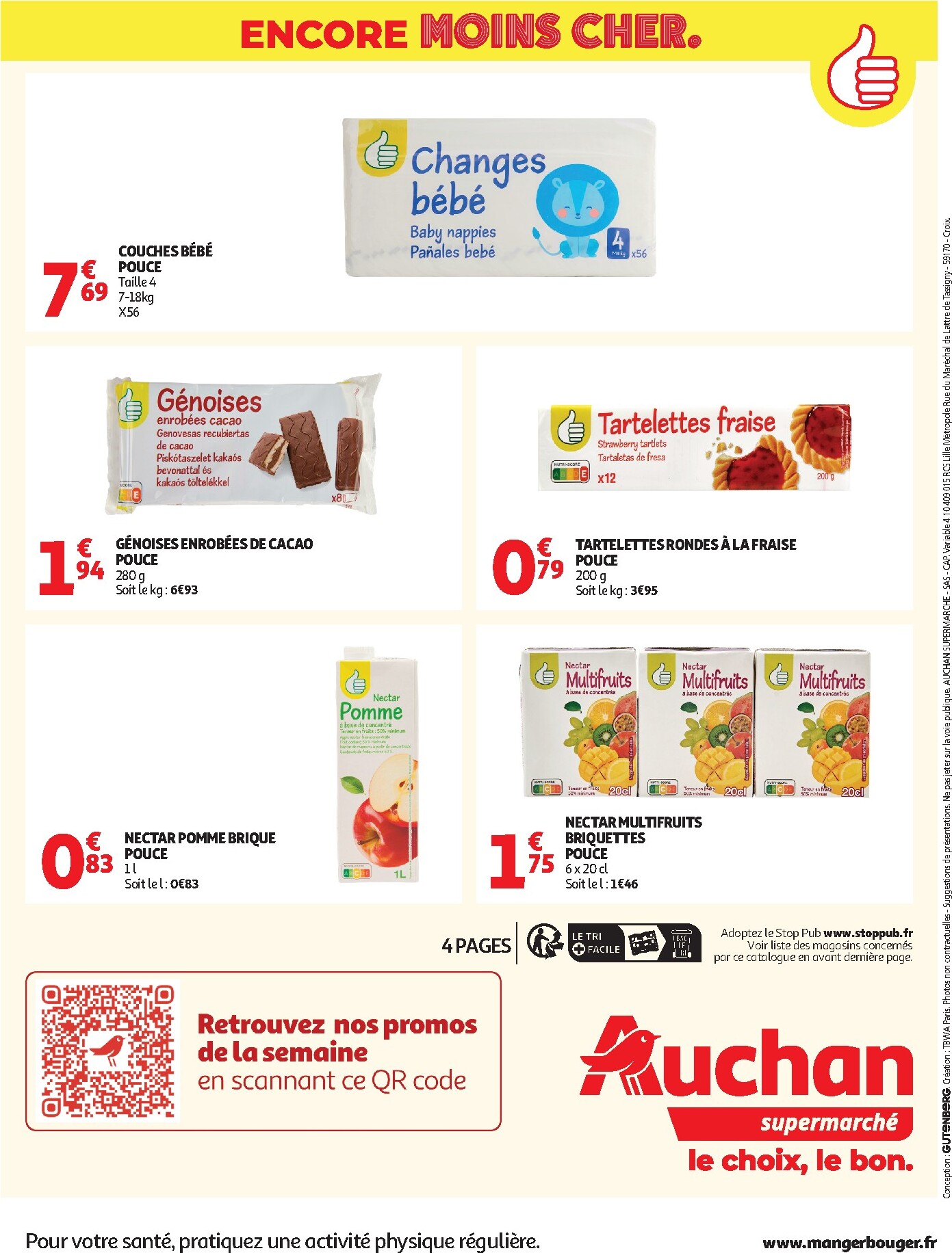 auchan - Toekomstige Auchan Supermarché - Marque Pouce supers folder geldig van dinsdag 16/06/2026 tot zaterdag 27/06/2026 - page: 4