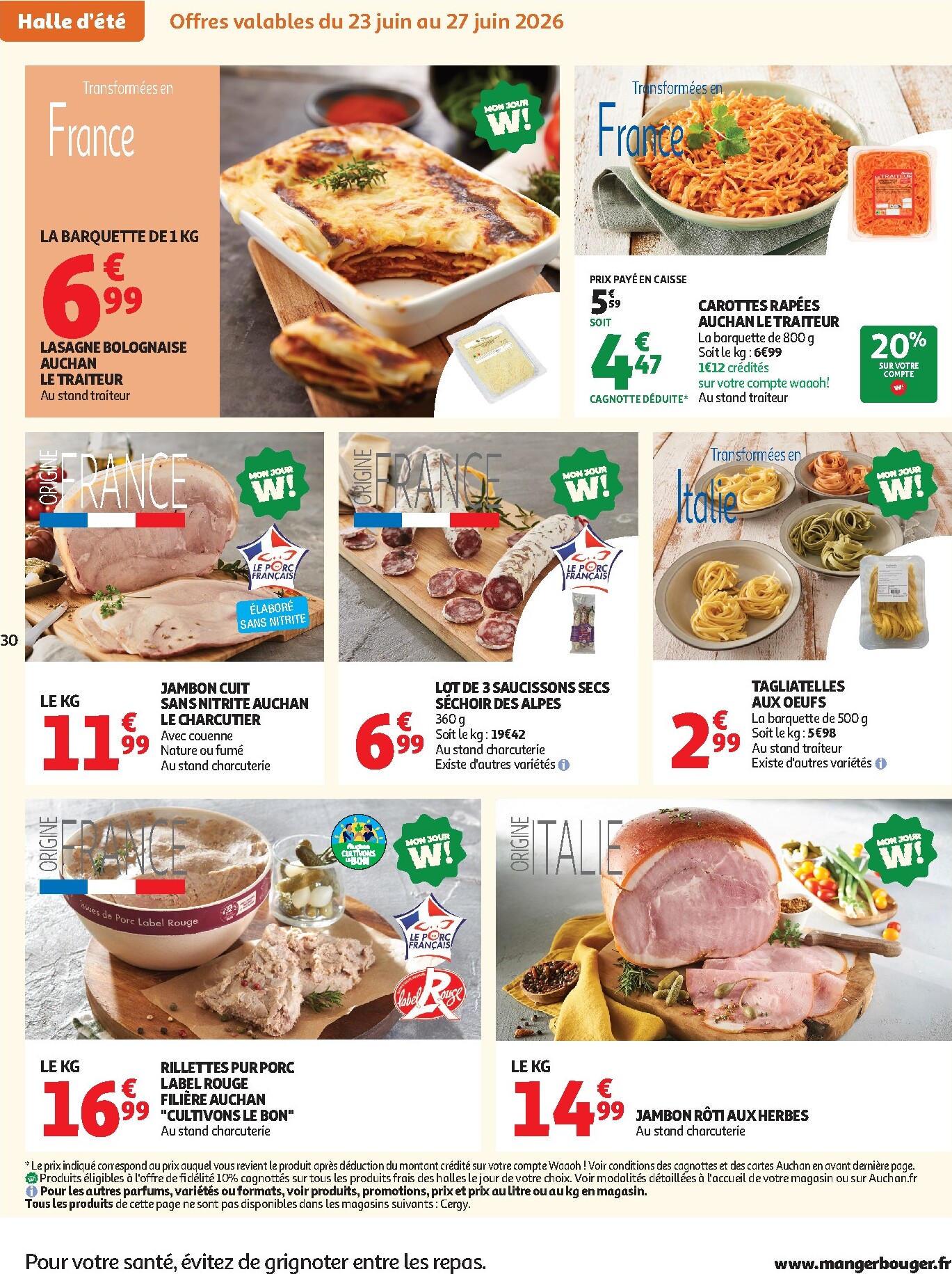 auchan - Auchan folder voor volgende week van dinsdag 23/06/2026 tot zondag 05/07/2026 - page: 30