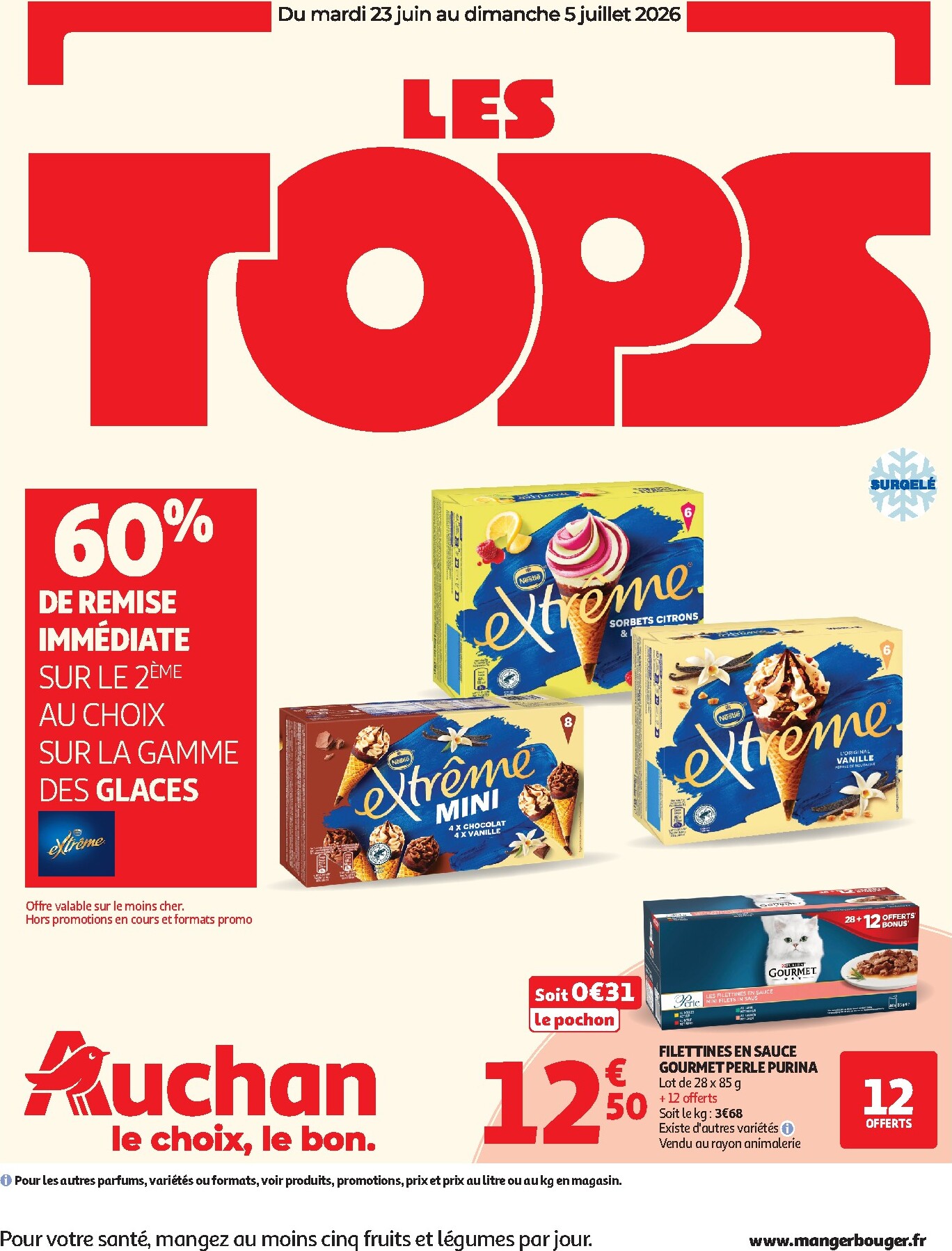 auchan - Auchan folder voor volgende week van dinsdag 23/06/2026 tot zondag 05/07/2026