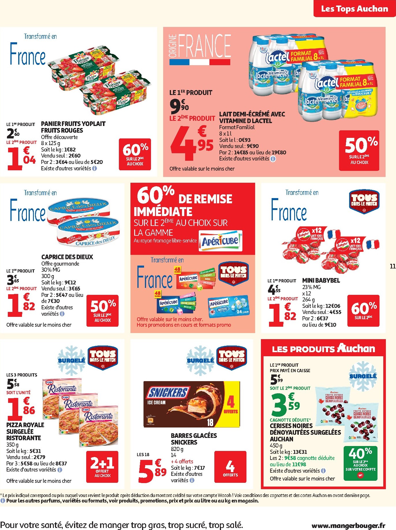 auchan - Auchan Supermarché - Tops promos supers folder voor volgende week van dinsdag 23/06/2026 tot zaterdag 27/06/2026 - page: 11