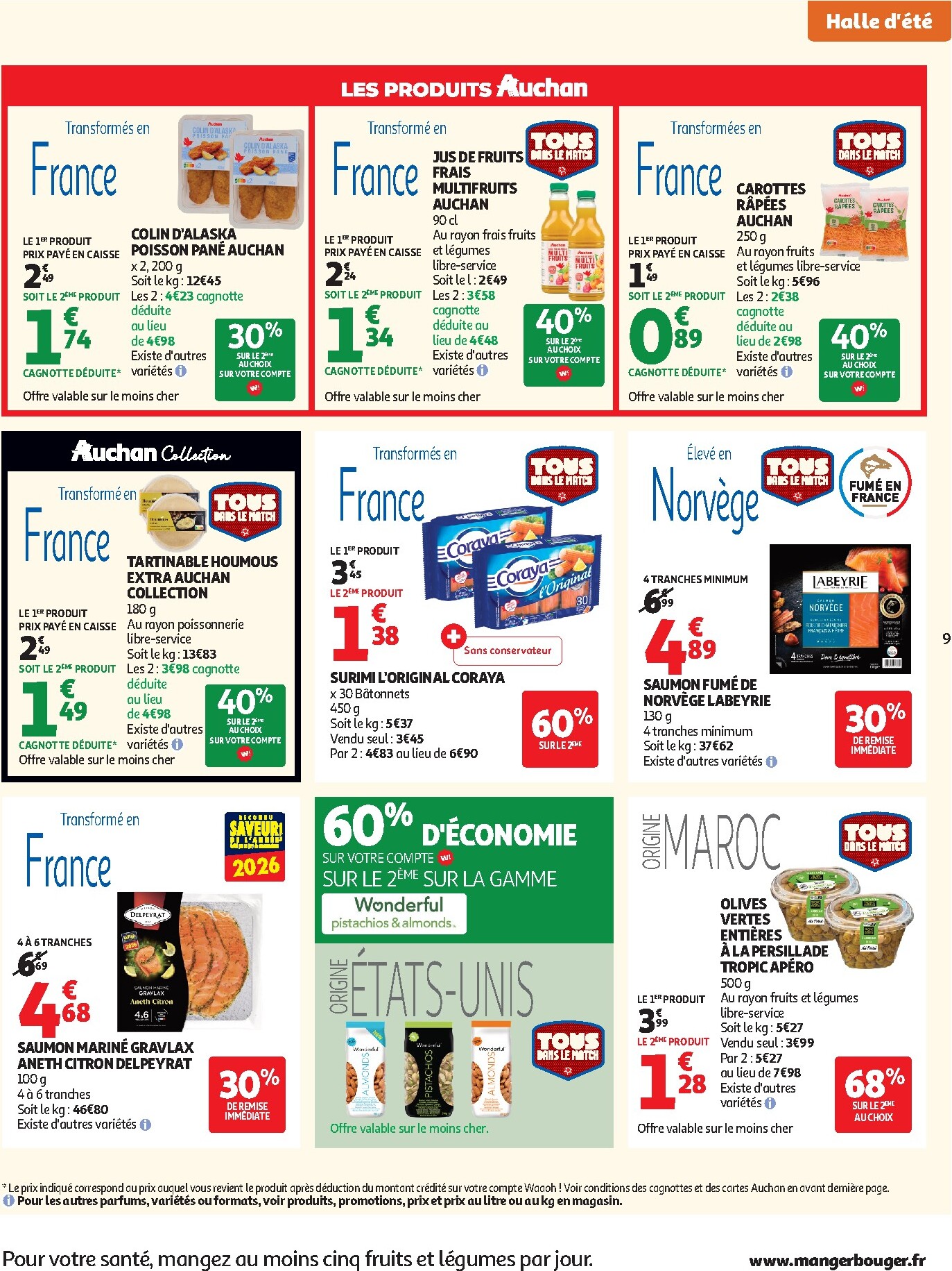 auchan - Auchan Supermarché - Tops promos supers folder voor volgende week van dinsdag 23/06/2026 tot zaterdag 27/06/2026 - page: 9