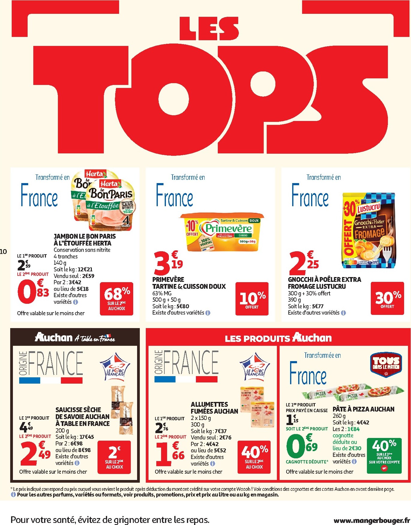 auchan - Auchan Supermarché - Tops promos supers folder voor volgende week van dinsdag 23/06/2026 tot zaterdag 27/06/2026 - page: 10
