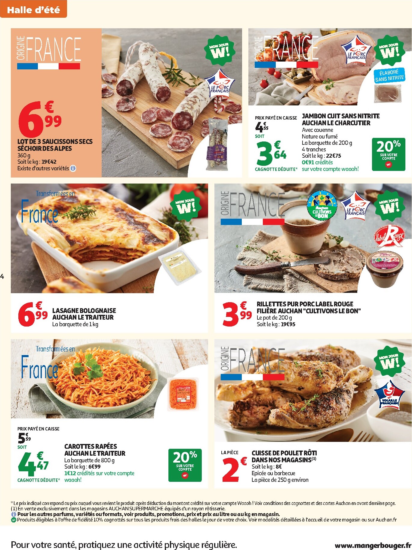 auchan - Auchan Supermarché - Tops promos supers folder voor volgende week van dinsdag 23/06/2026 tot zaterdag 27/06/2026 - page: 4