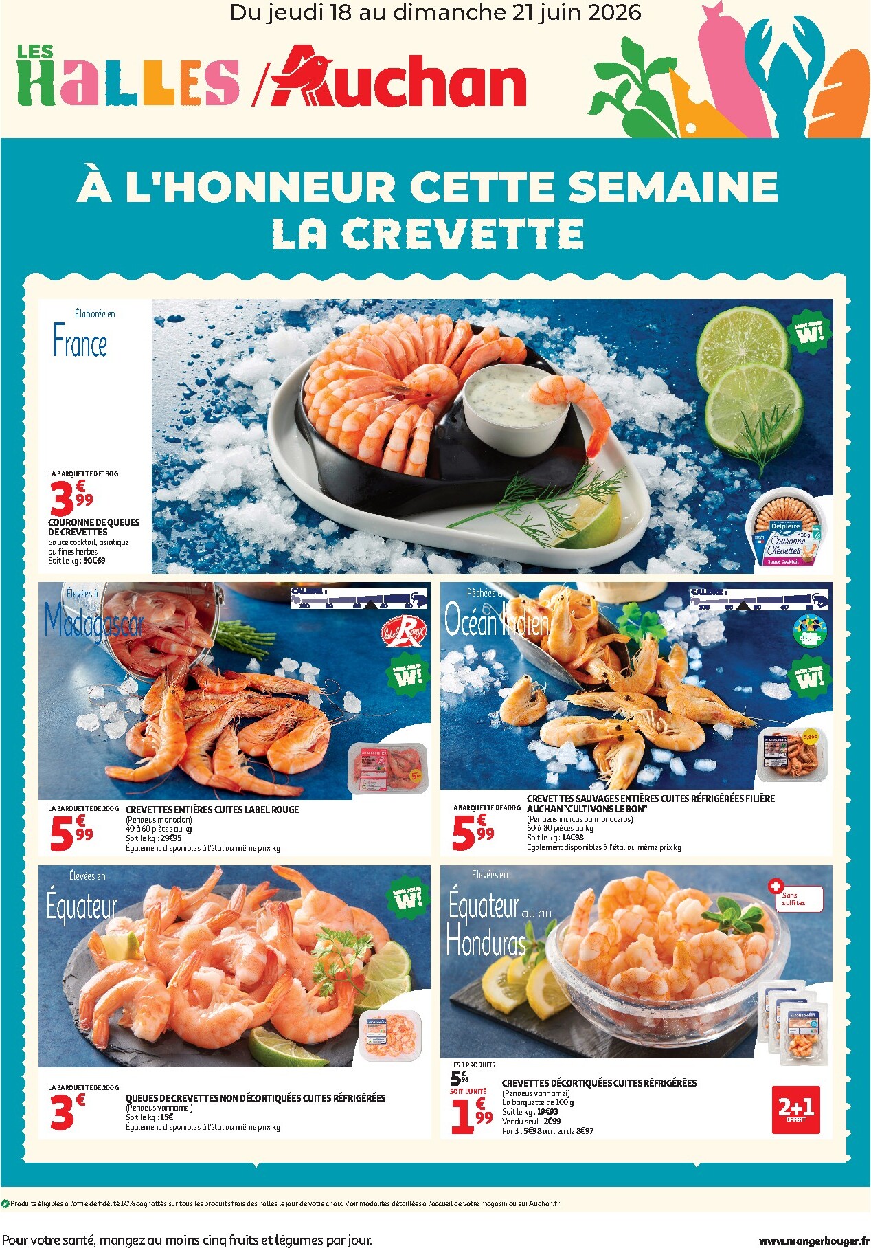 auchan - Huidige Auchan - À l'honneur cette semaine folder geldig van donderdag 18/06/2026 tot zondag 21/06/2026