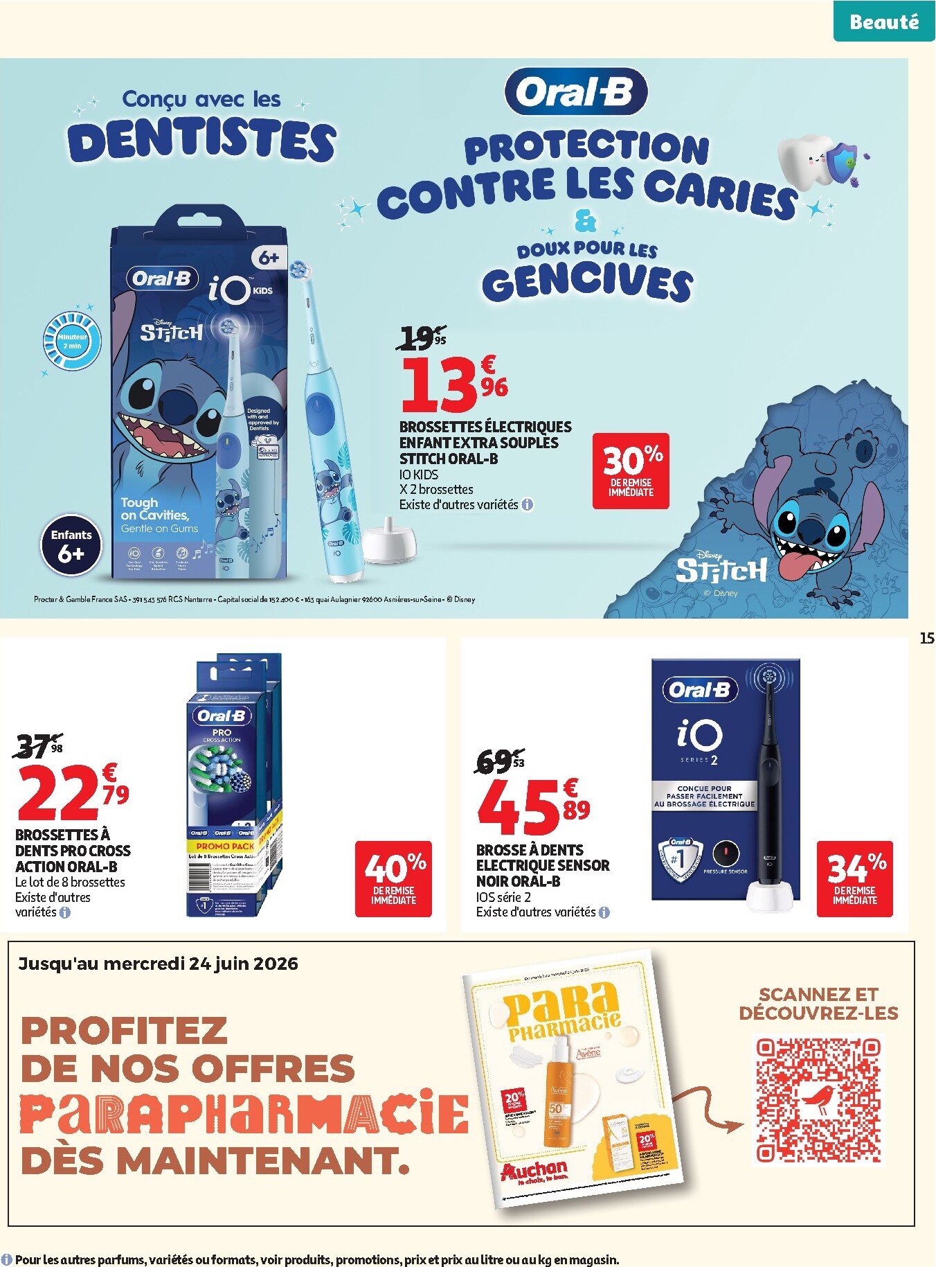 auchan - Huidige Auchan - Beauté folder geldig van dinsdag 16/06/2026 tot zondag 28/06/2026 - page: 15