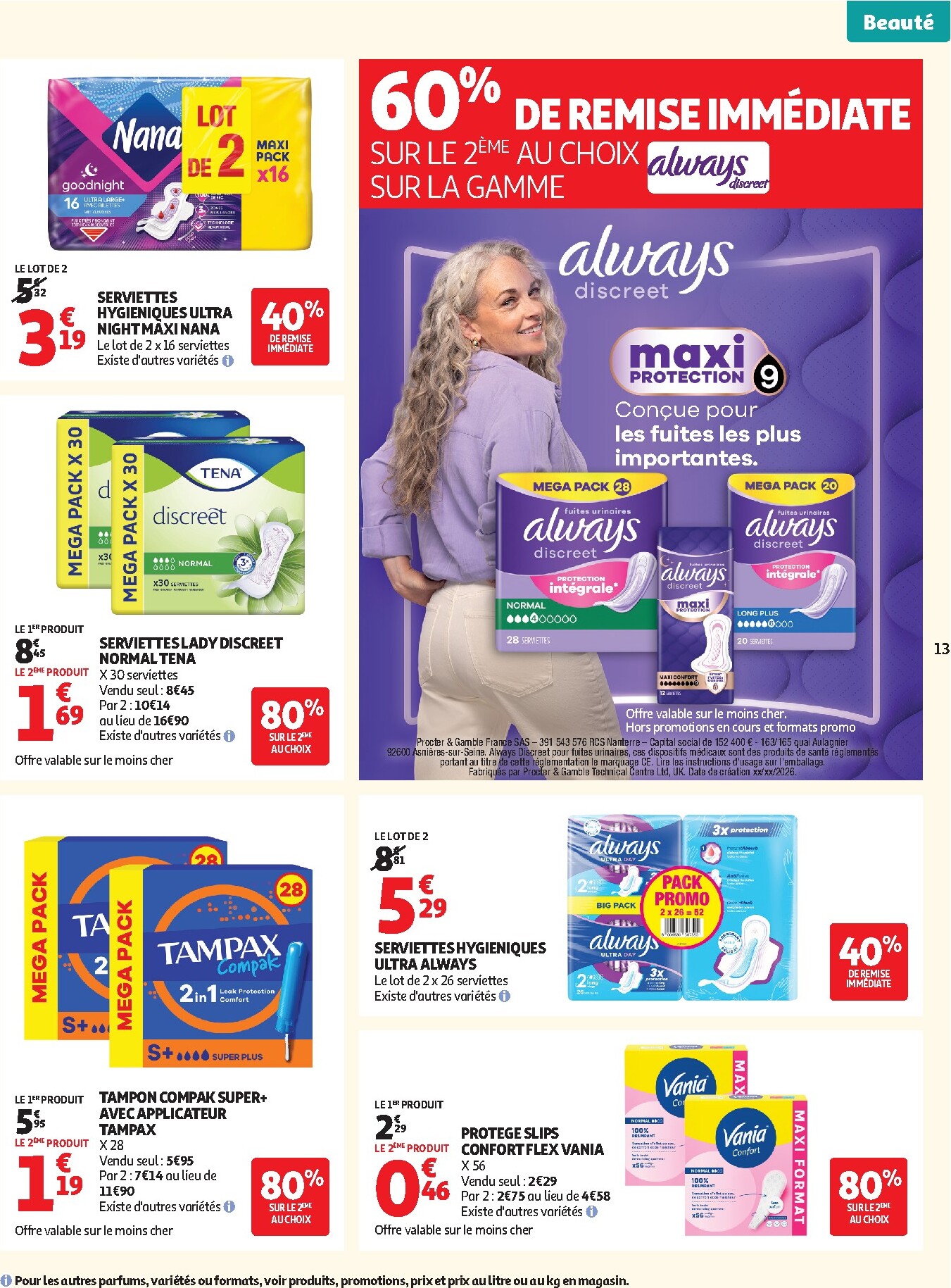 auchan - Huidige Auchan - Beauté folder geldig van dinsdag 16/06/2026 tot zondag 28/06/2026 - page: 13