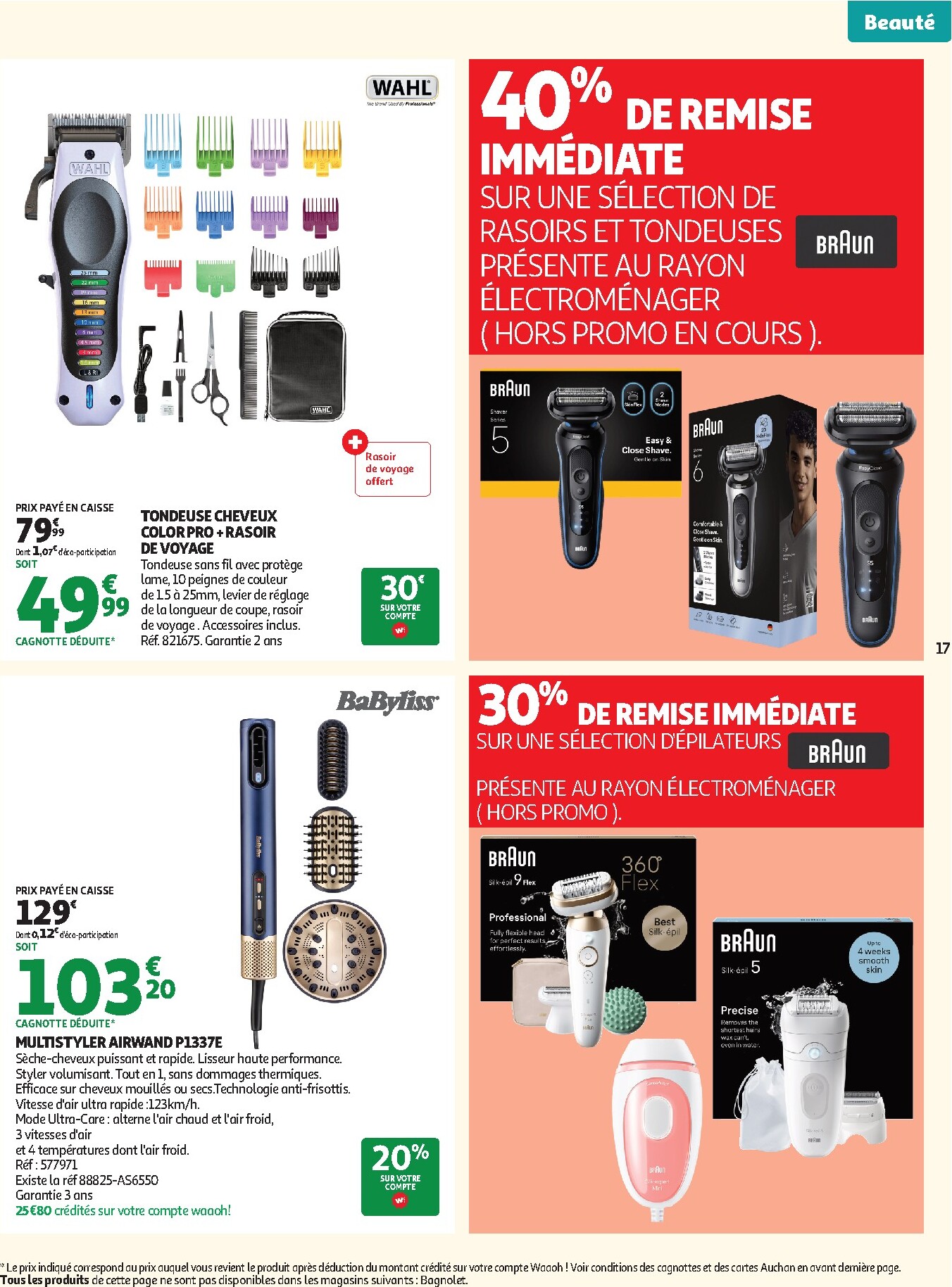 auchan - Huidige Auchan - Beauté folder geldig van dinsdag 16/06/2026 tot zondag 28/06/2026 - page: 17