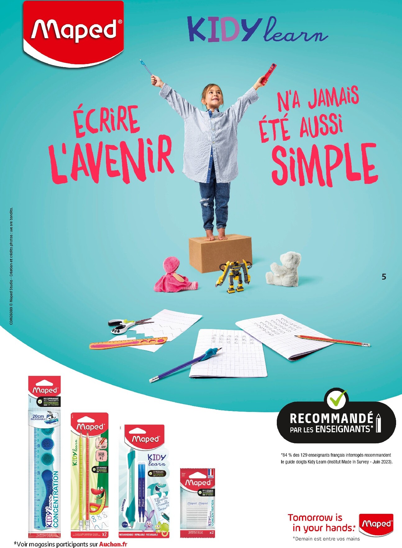 auchan - Auchan - Cartables, rentrée - Hypermarché folder voor volgende week van dinsdag 30/06/2026 tot zondag 30/08/2026 - page: 5