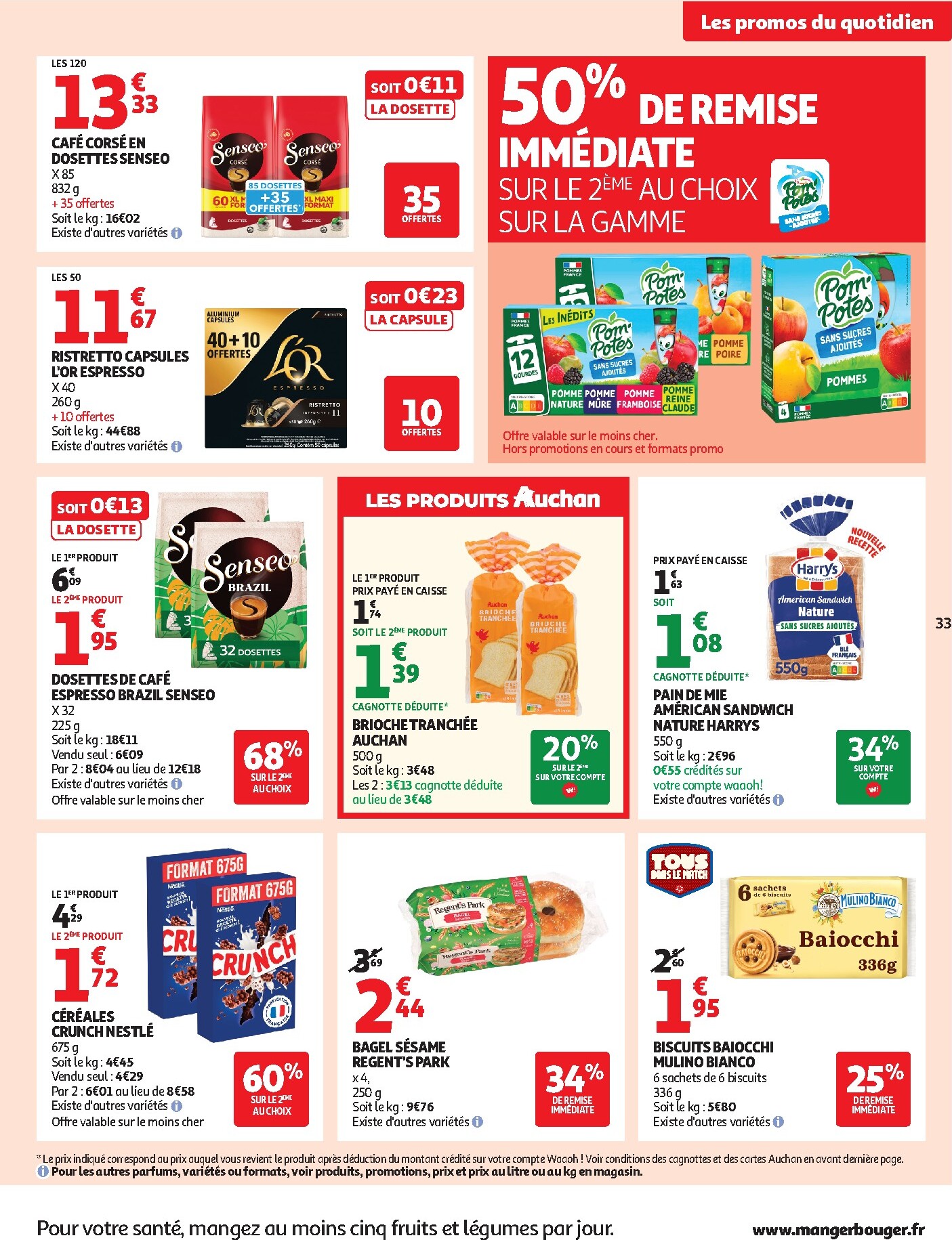 auchan - Auchan - Barbecue, promos hypers - Hypermarché folder voor volgende week van dinsdag 30/06/2026 tot zondag 12/07/2026 - page: 33