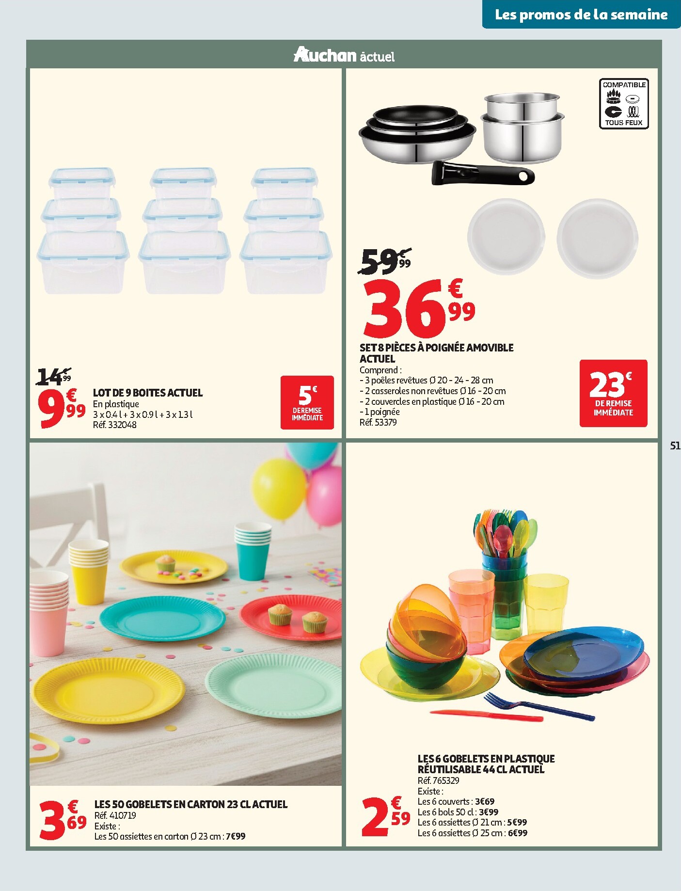 auchan - Auchan - Barbecue, promos hypers - Hypermarché folder voor volgende week van dinsdag 30/06/2026 tot zondag 12/07/2026 - page: 51