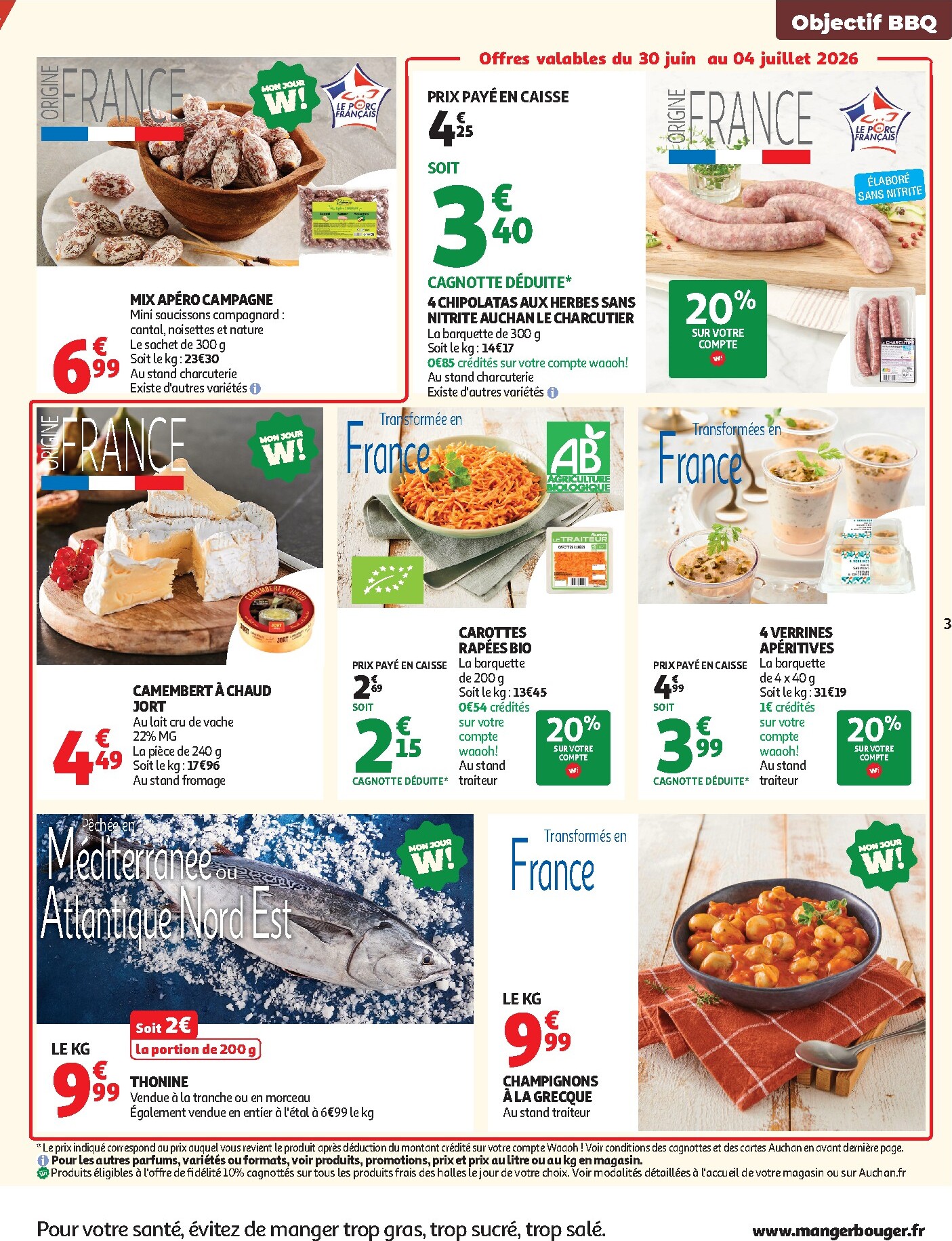 auchan - Auchan - Barbecue, promos hypers - Hypermarché folder voor volgende week van dinsdag 30/06/2026 tot zondag 12/07/2026 - page: 3