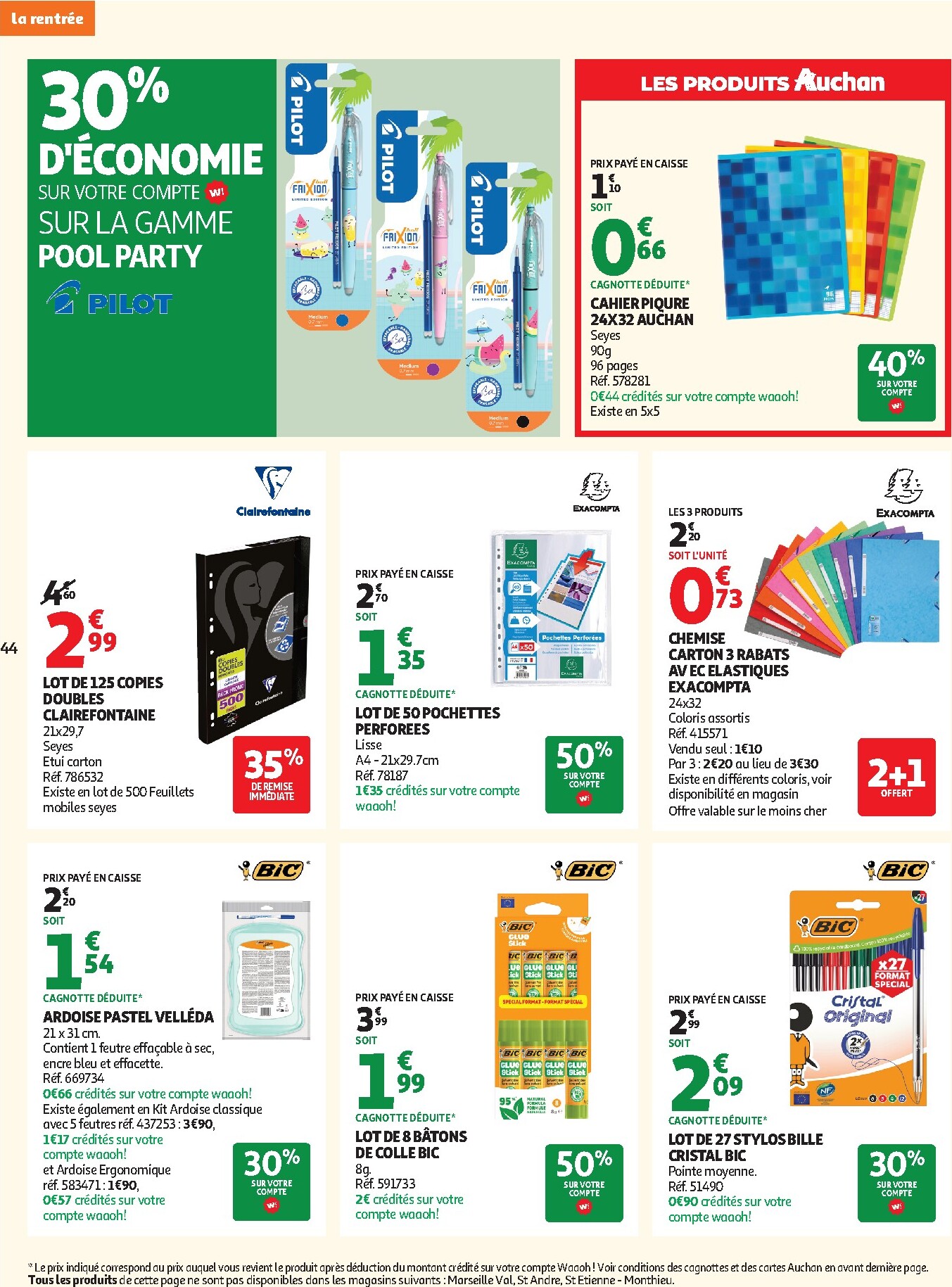 auchan - Auchan - Barbecue, promos hypers - Hypermarché folder voor volgende week van dinsdag 30/06/2026 tot zondag 12/07/2026 - page: 44