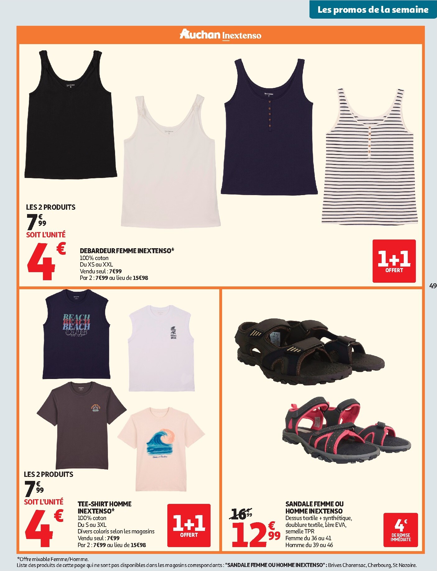 auchan - Auchan - Barbecue, promos hypers - Hypermarché folder voor volgende week van dinsdag 30/06/2026 tot zondag 12/07/2026 - page: 49