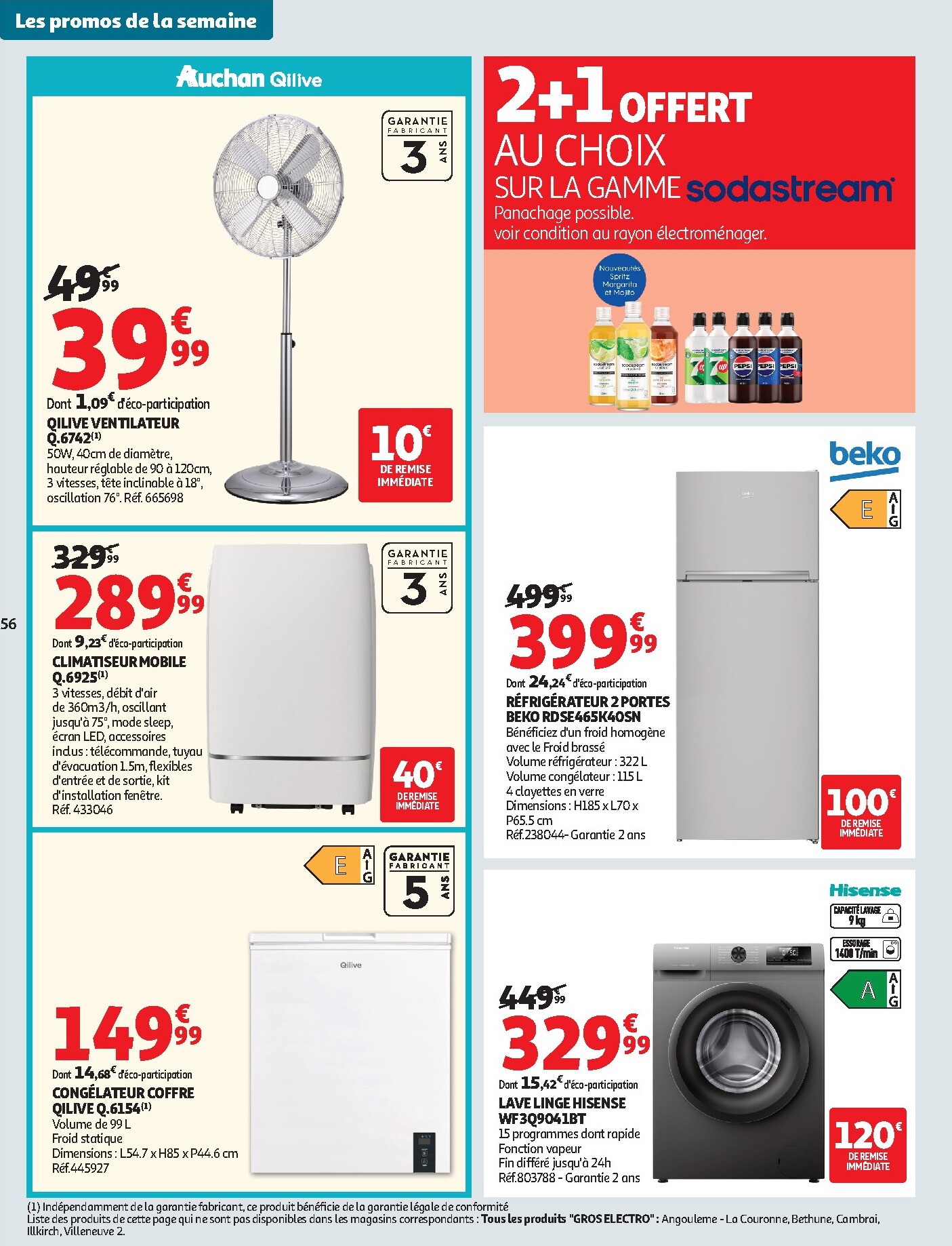 auchan - Auchan - Barbecue, promos hypers - Hypermarché folder voor volgende week van dinsdag 30/06/2026 tot zondag 12/07/2026 - page: 56